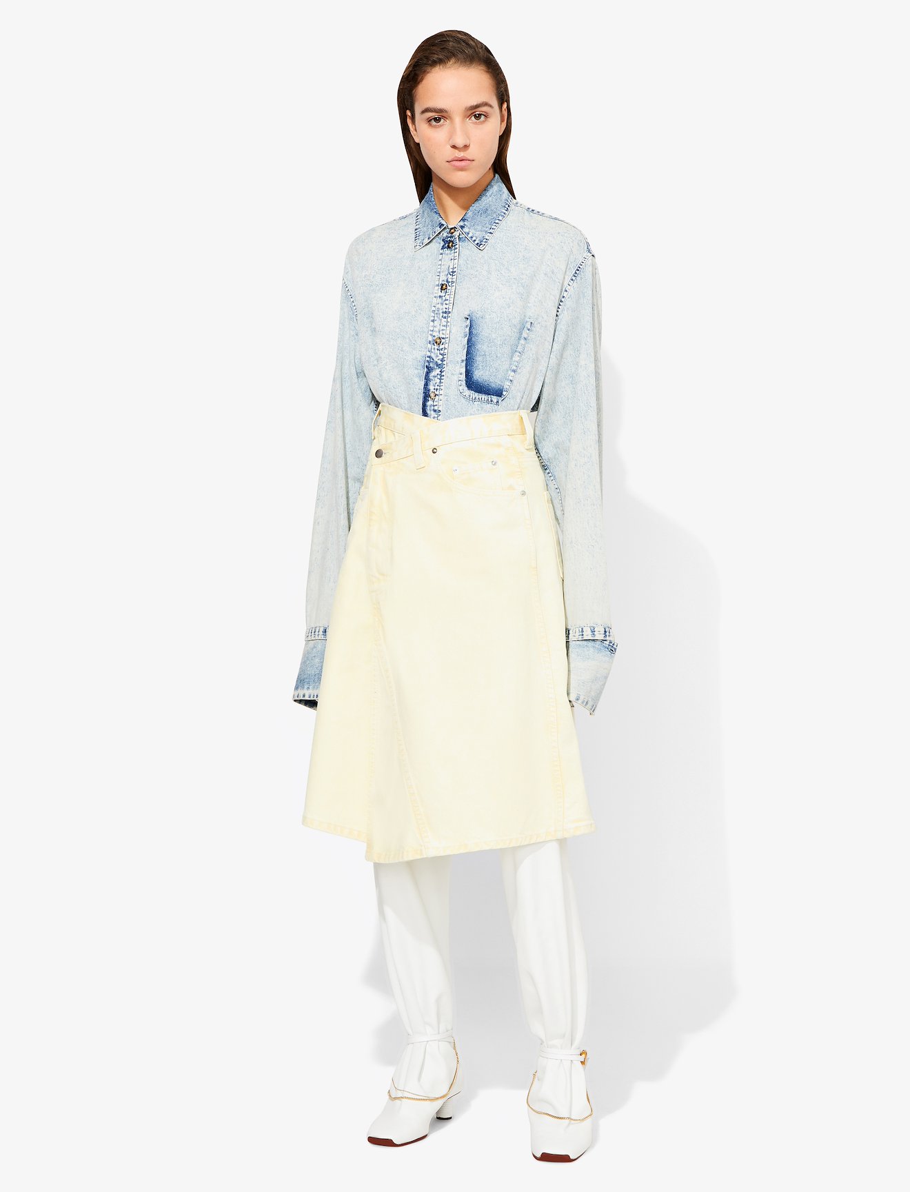 Denim Asymmetric Skirt #2