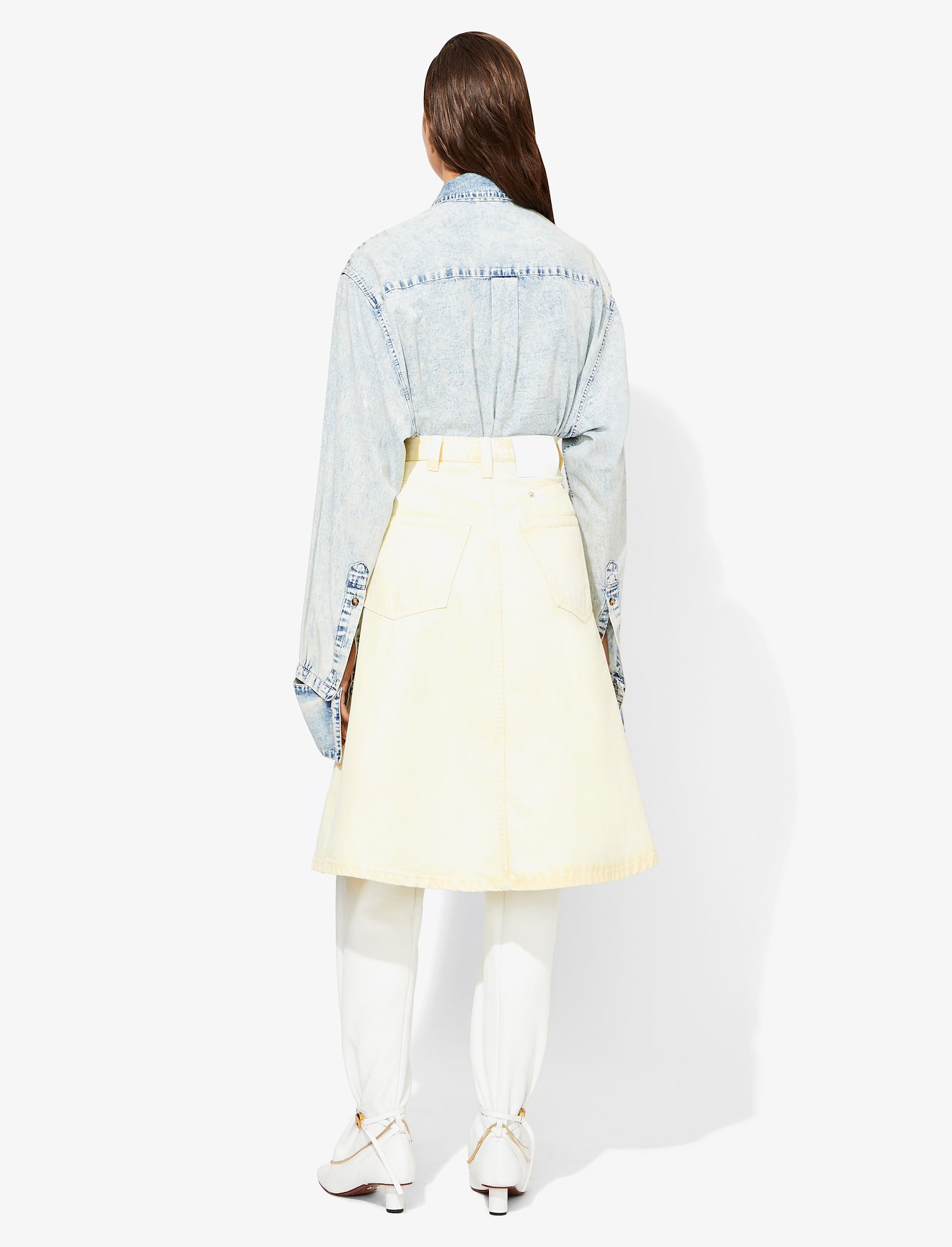 Denim Asymmetric Skirt #3