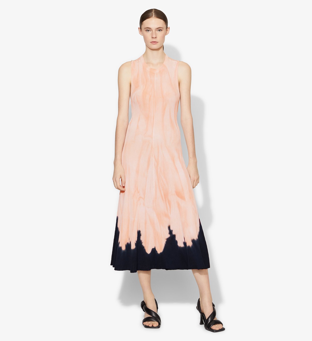 Dipped Tie Dye Knit Dress