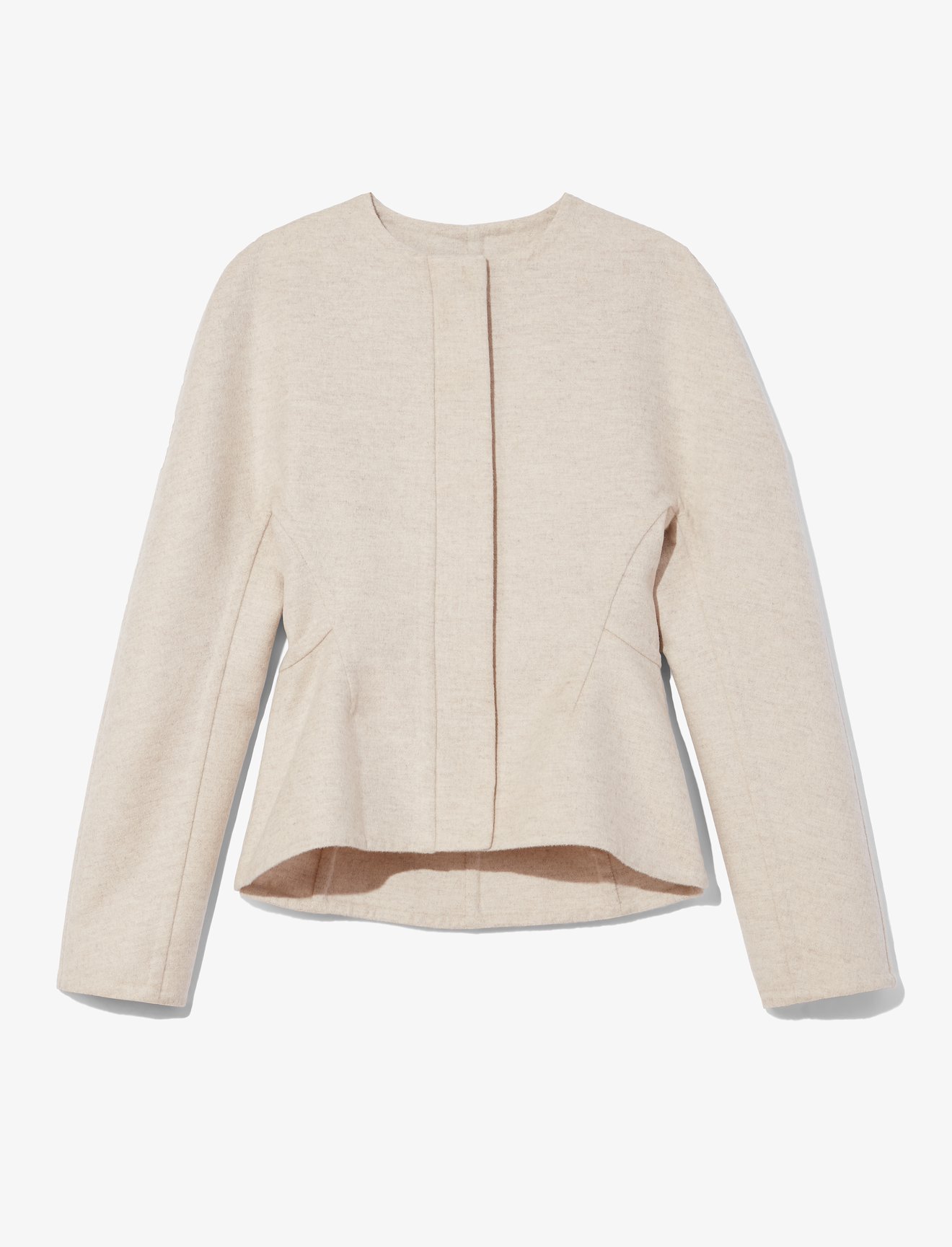 Double Face Nipped Waist Jacket #4