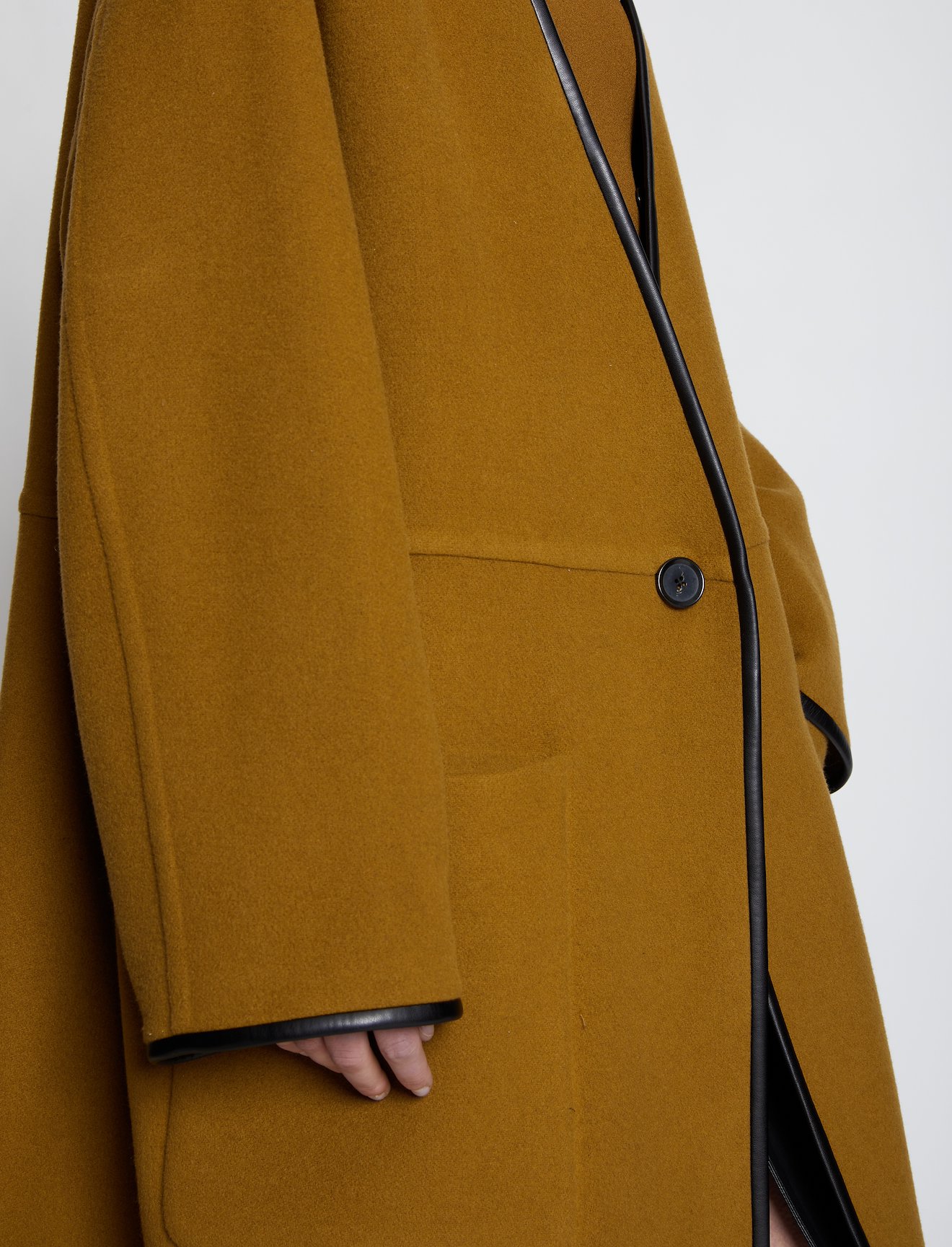 Doubleface Cashmere Convertible Coat #3