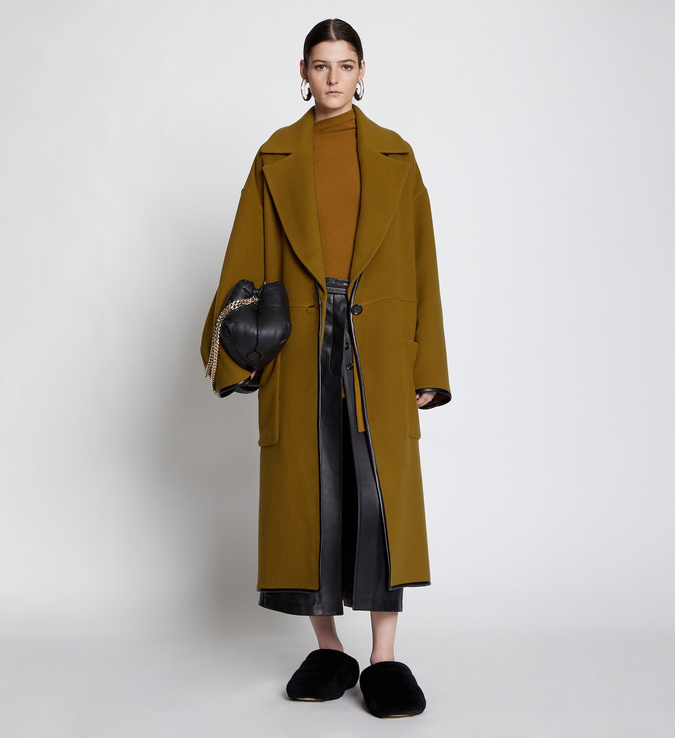 doubleface cashmere convertible coat
