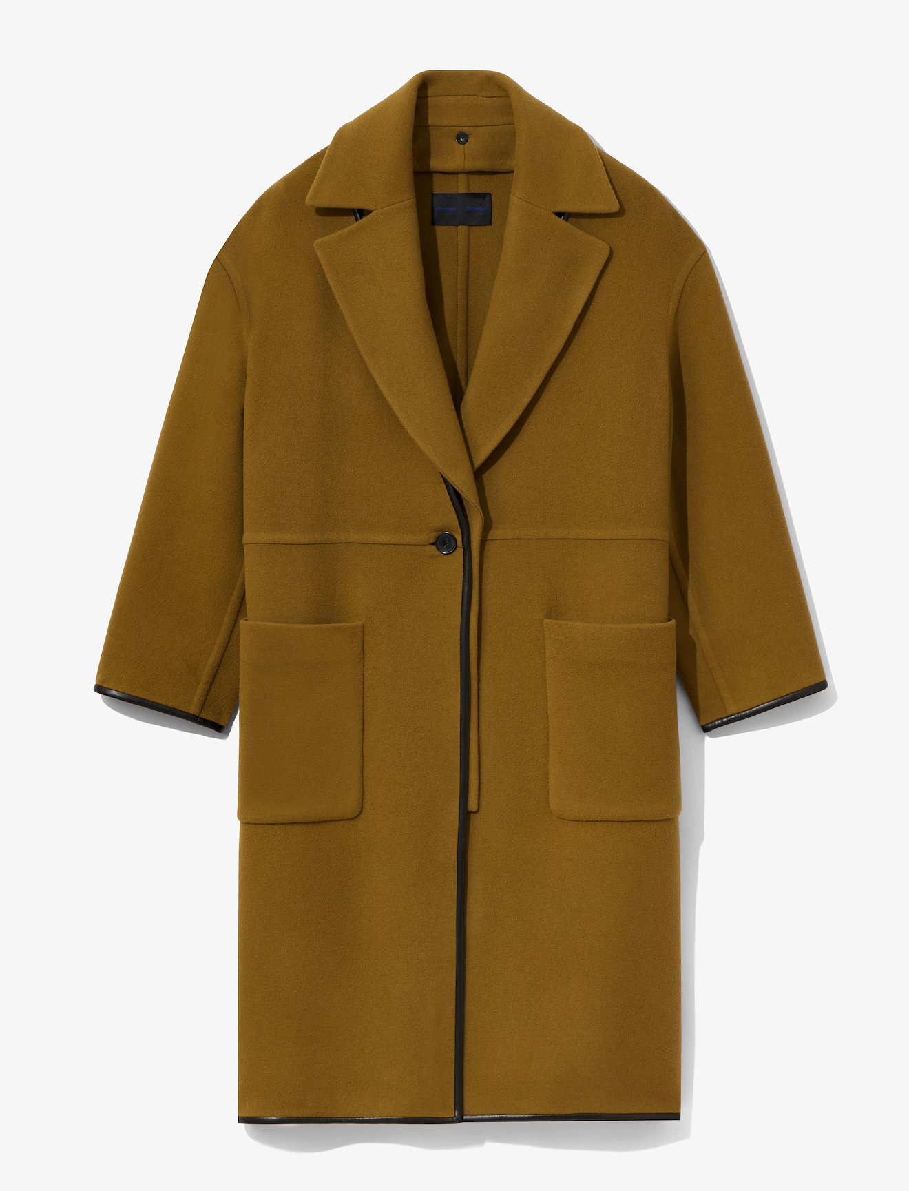 doubleface cashmere convertible coat #4
