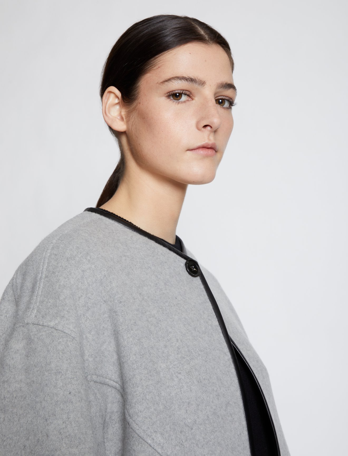Doubleface Cashmere Cropped Jacket #3
