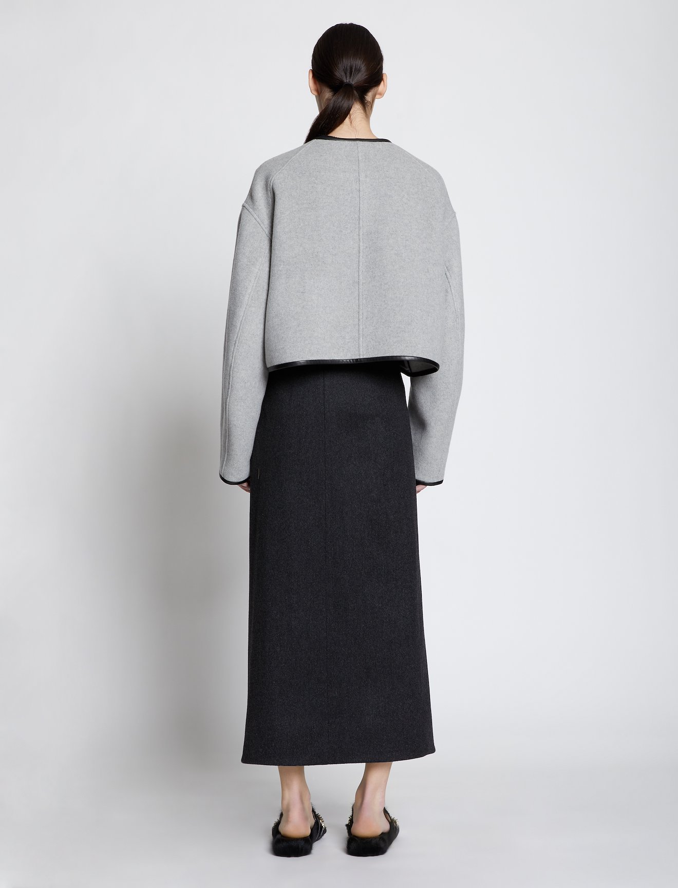 Doubleface Cashmere Cropped Jacket #2