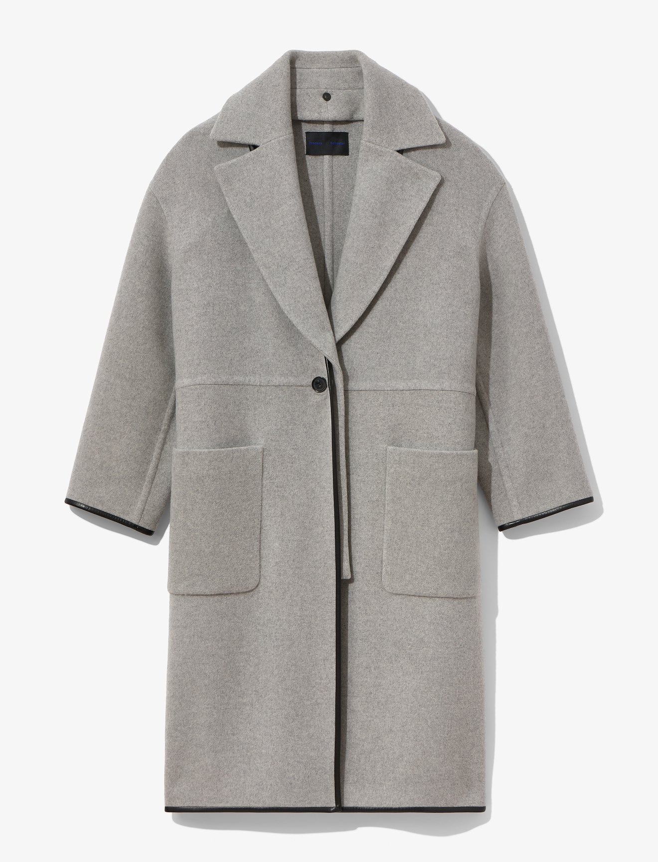 doubleface cashmere long coat #4