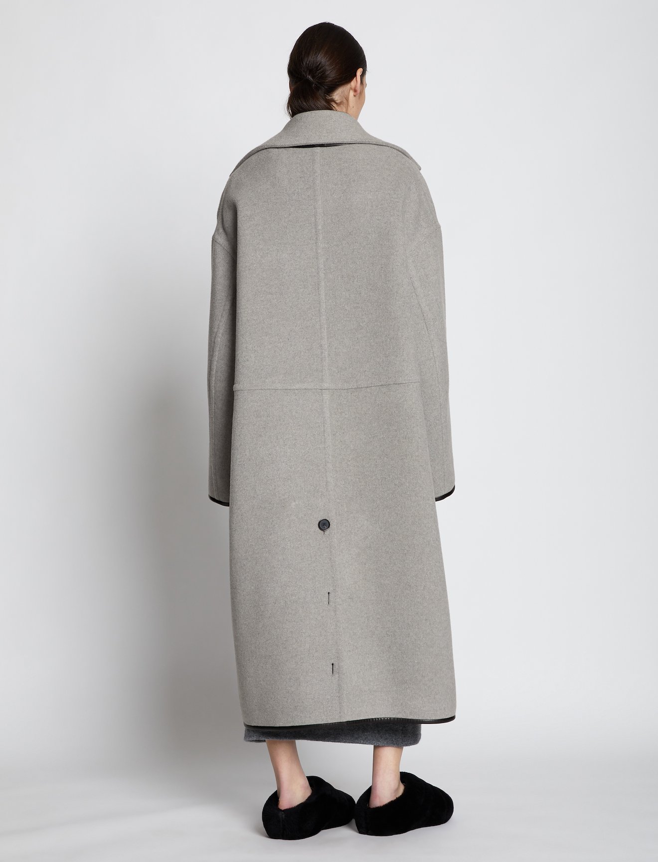 doubleface cashmere long coat #2
