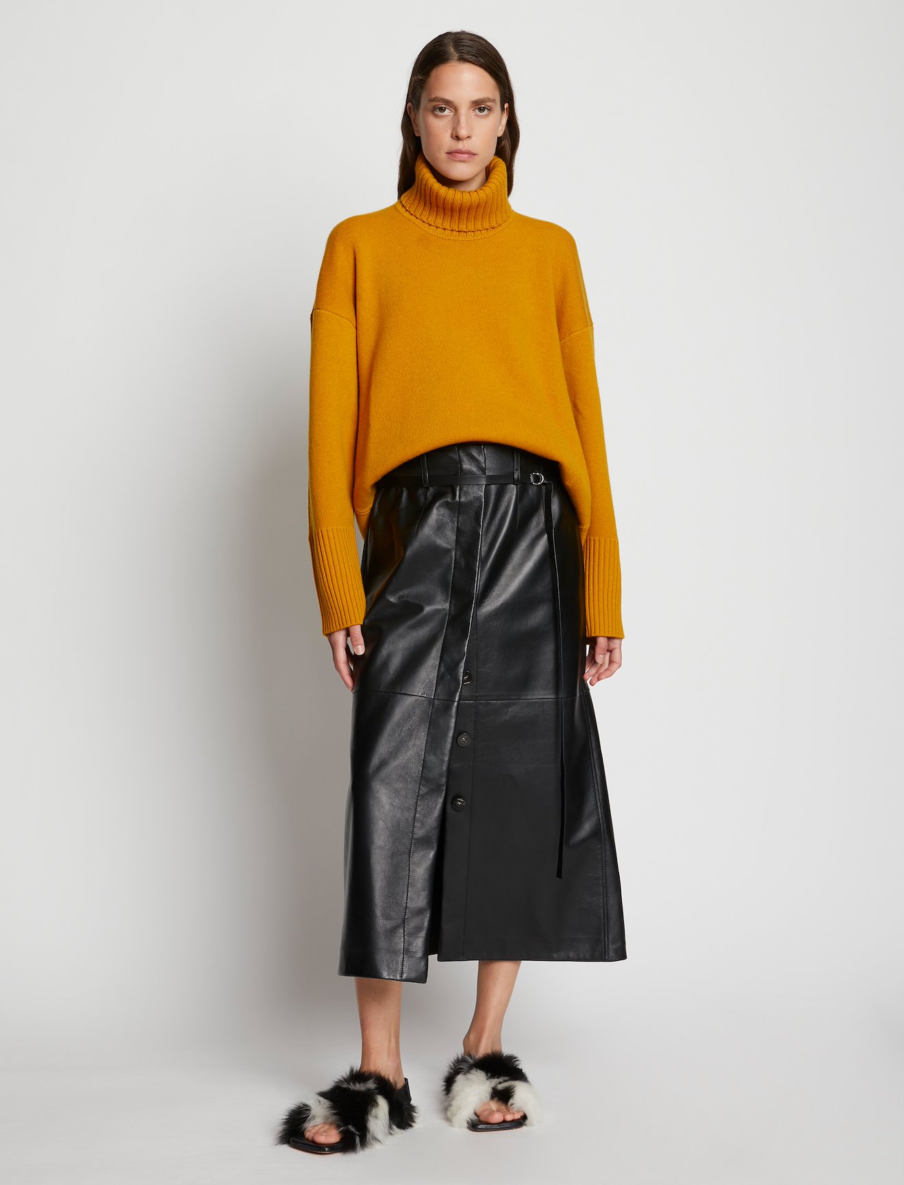 Doubleface Cashmere Oversized Turtleneck #1