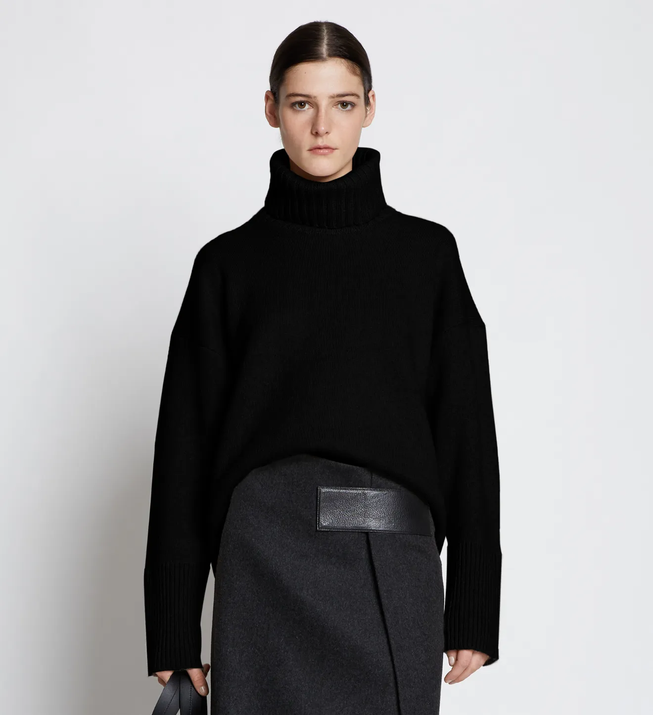 black turtleneck cashmere