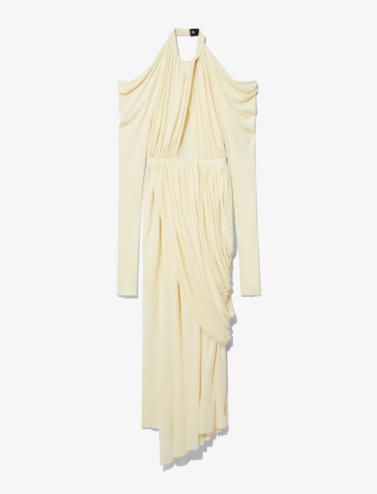 Draped Jersey Halter Dress #4