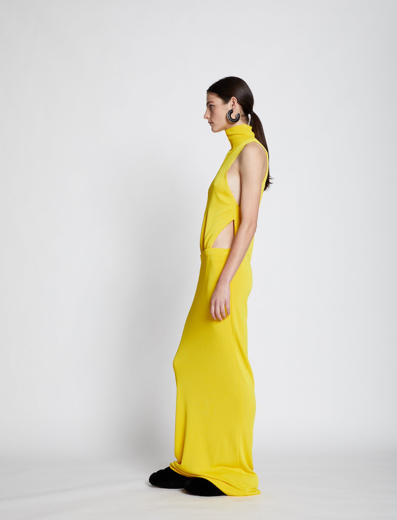 Draped Knit Cut Out Dress #1