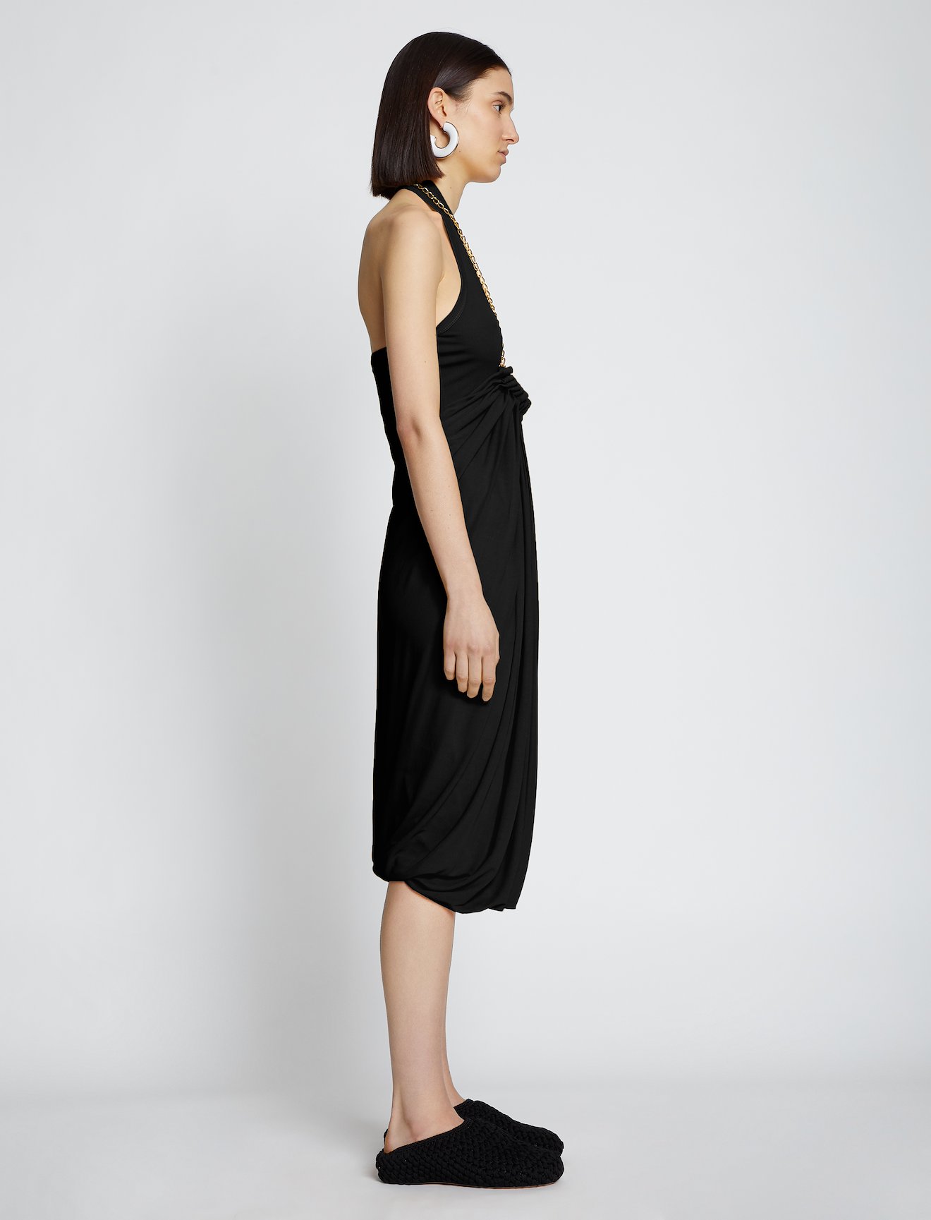 Draped Matte Jersey Dress #1