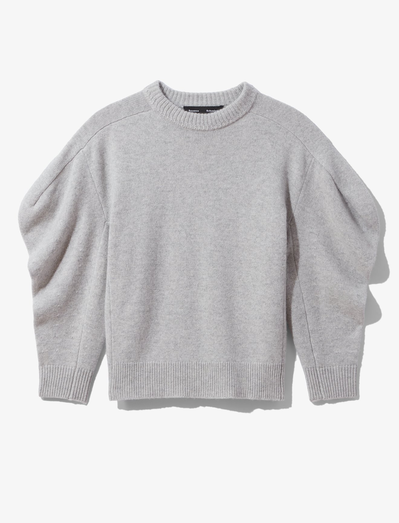 Draped Sleeve Cashmere Knit Top #4
