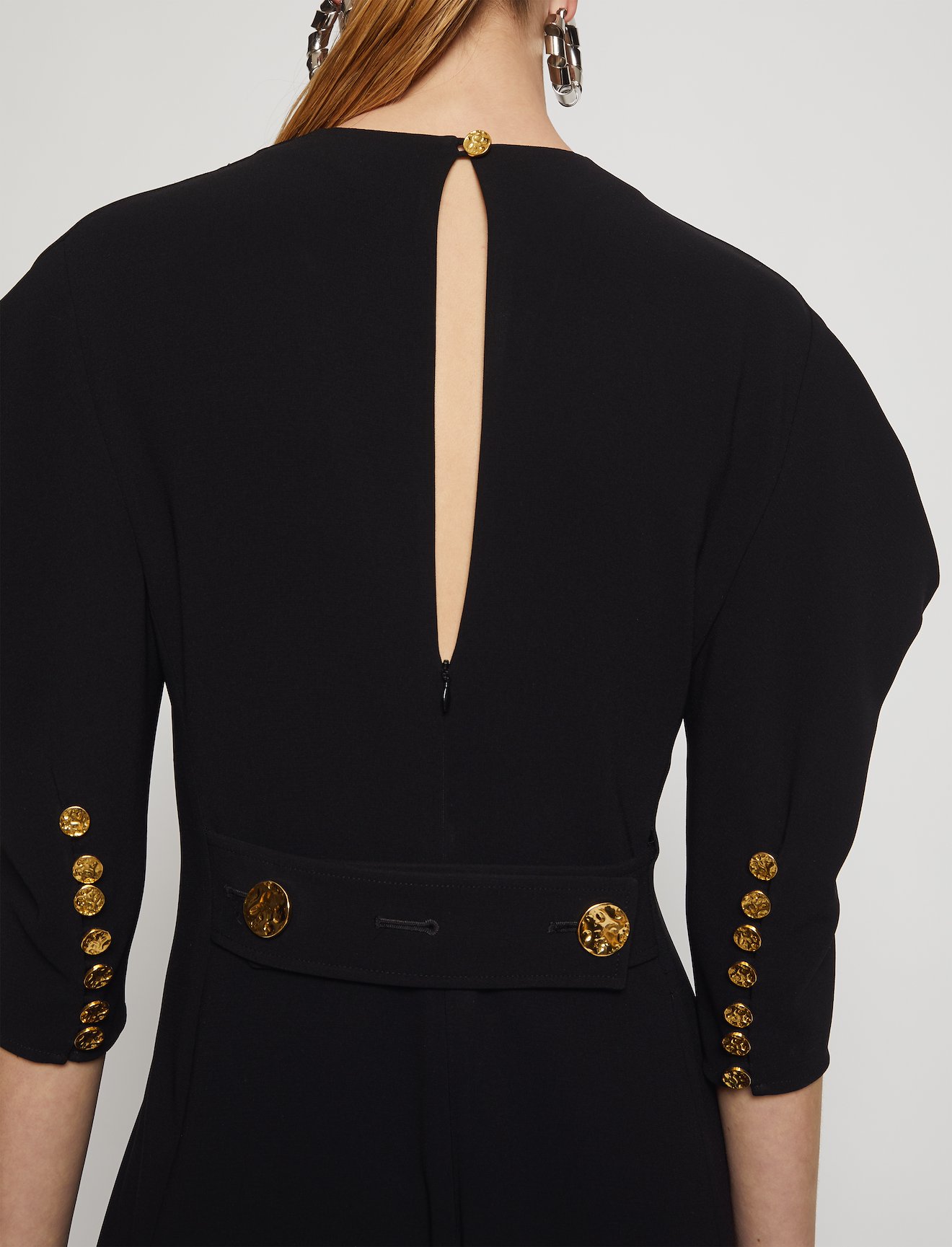 Draped Sleeve Dress #3