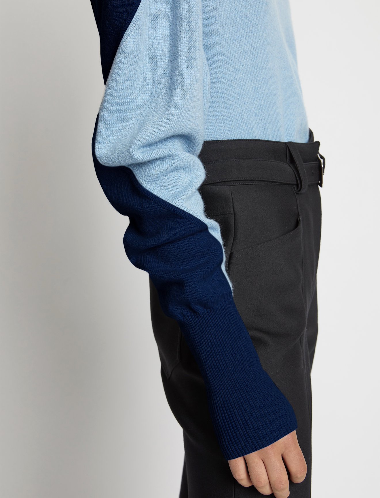 Eco Cashmere Bicolor Turtleneck #3