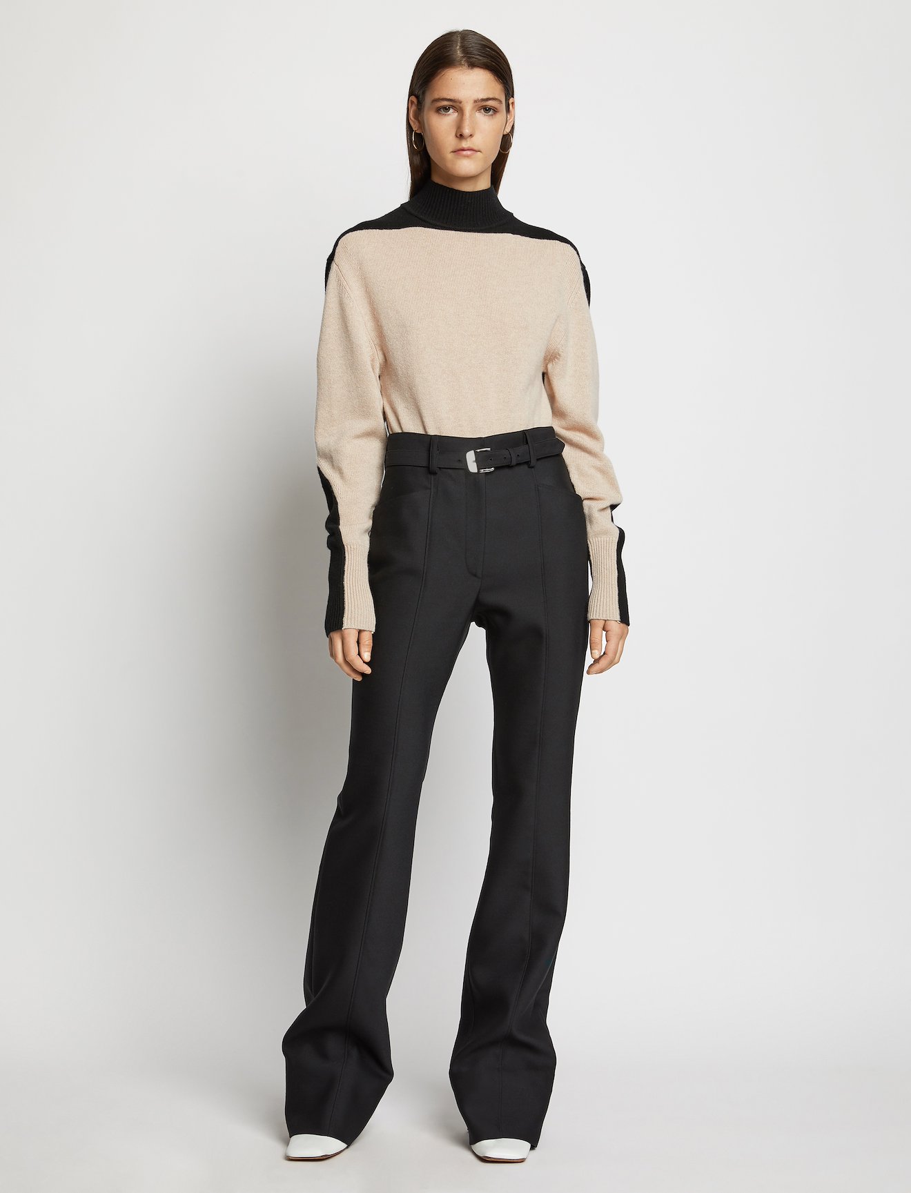 Eco Cashmere Bicolor Turtleneck #1