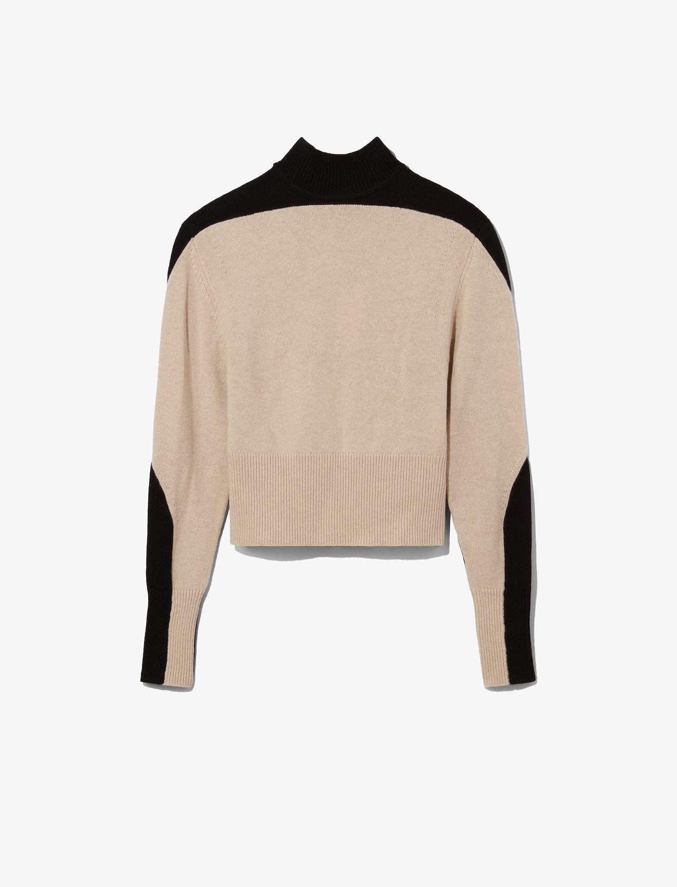 Eco Cashmere Bicolor Turtleneck #4