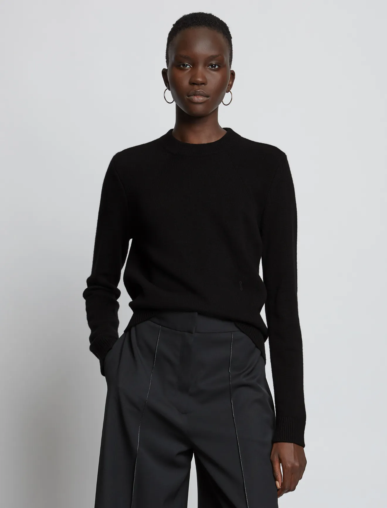 Eco Cashmere Sweater in black | Proenza Schouler