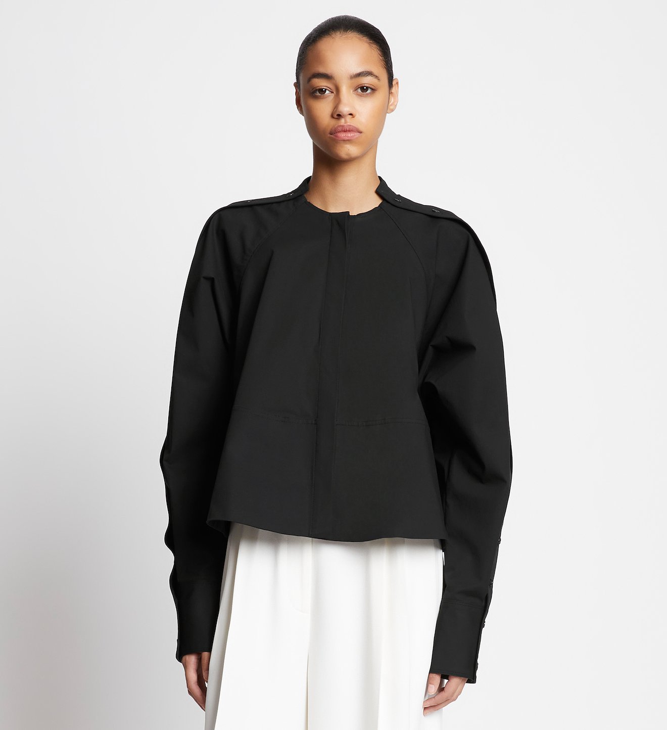Eco Poplin Blouse