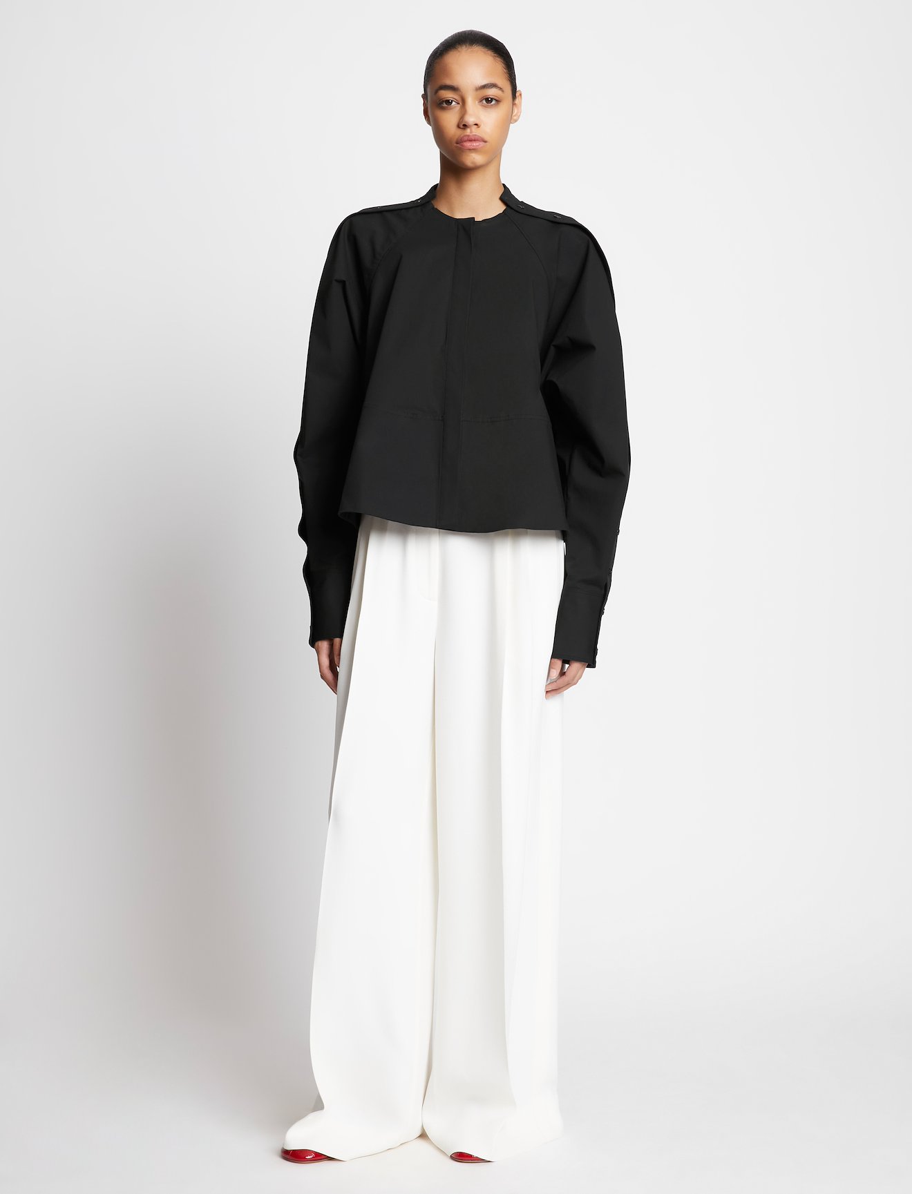 Eco Poplin Blouse #1