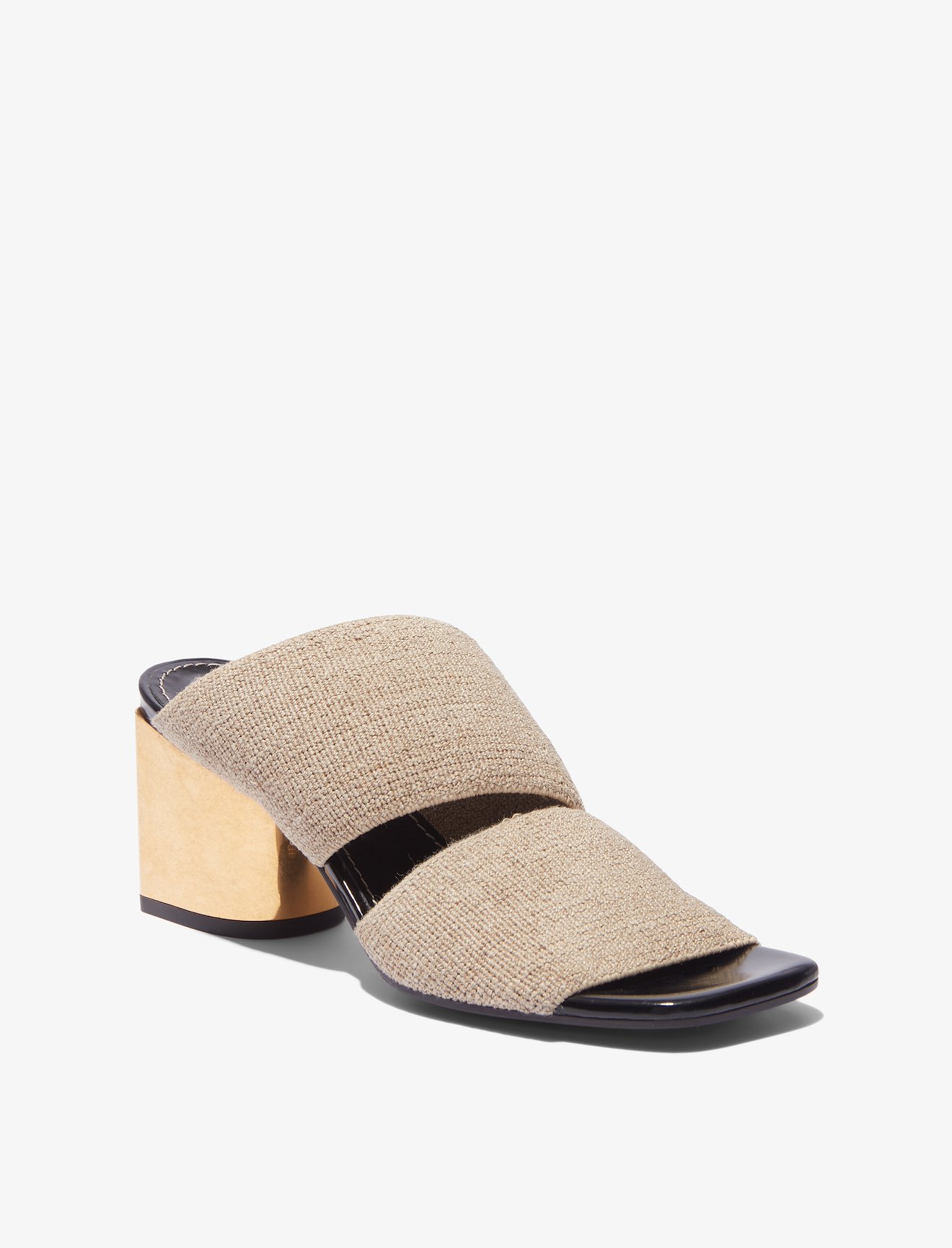 Elastic Mid Heel Slides #1