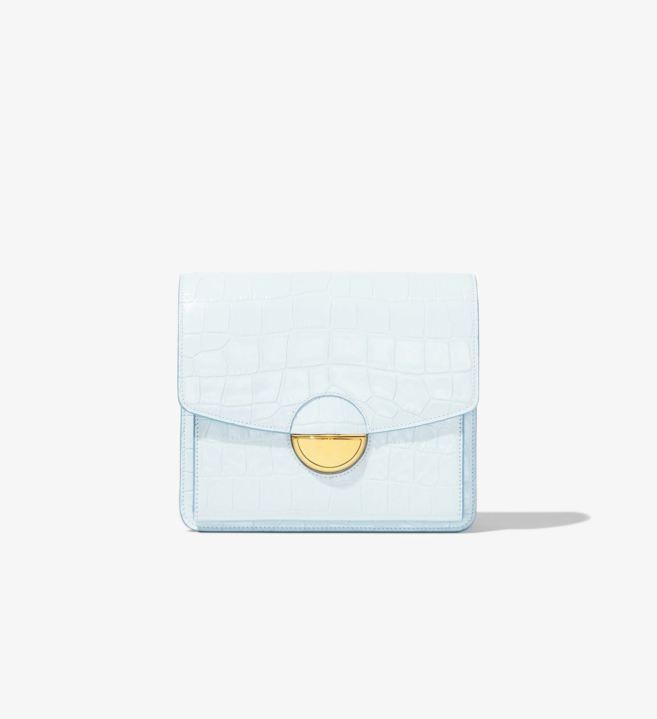 Embossed Croc Dia Day Bag