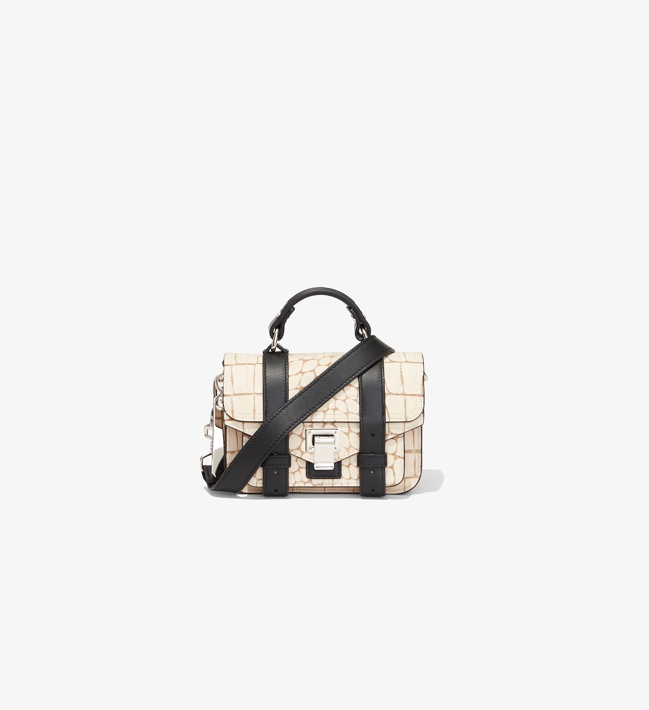 Embossed Croc PS1 Micro Bag