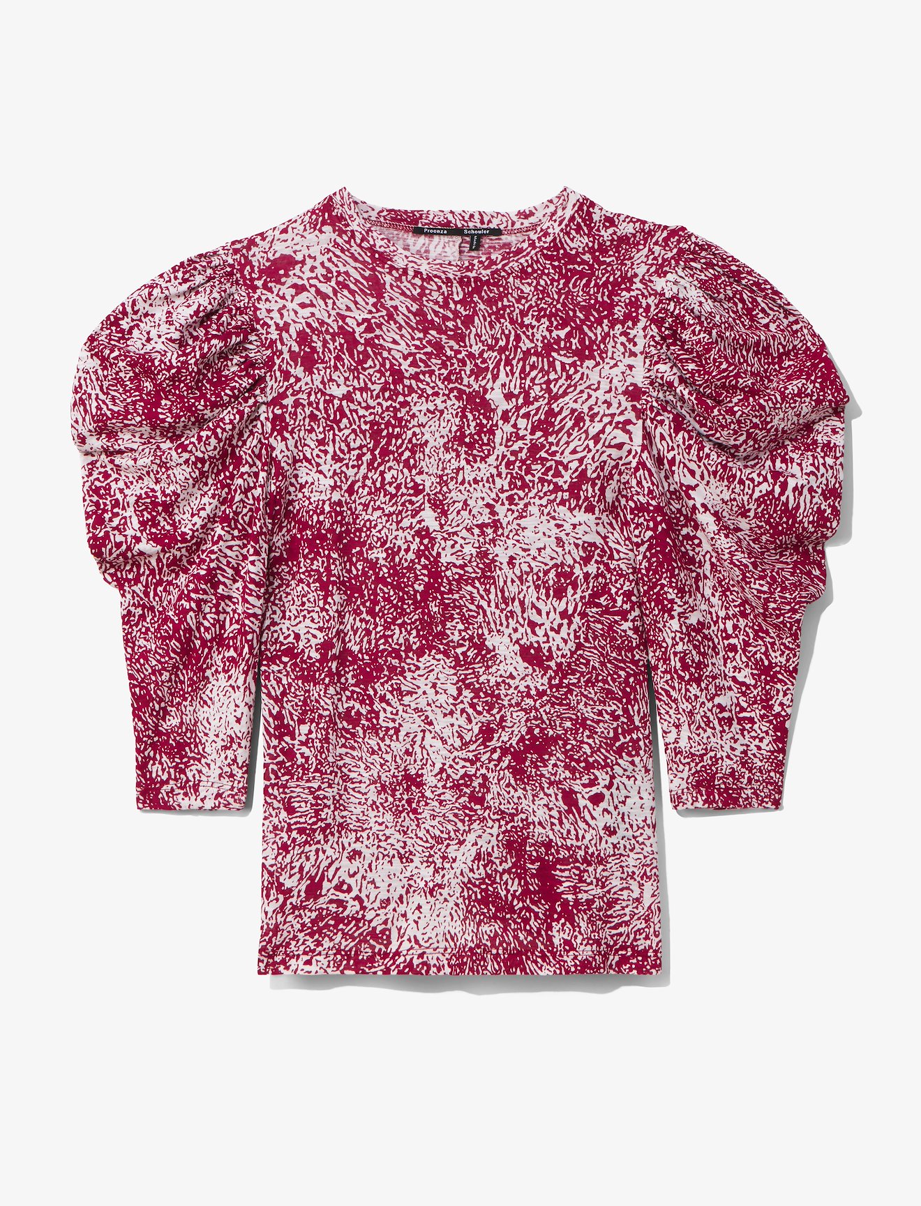 Etched Puff Sleeve T-shirt #4