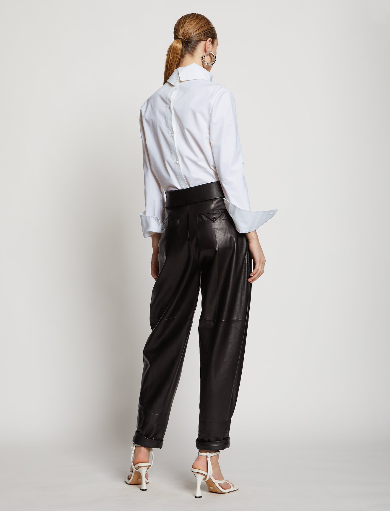Exaggerated Handkerchief Cotton Top #2