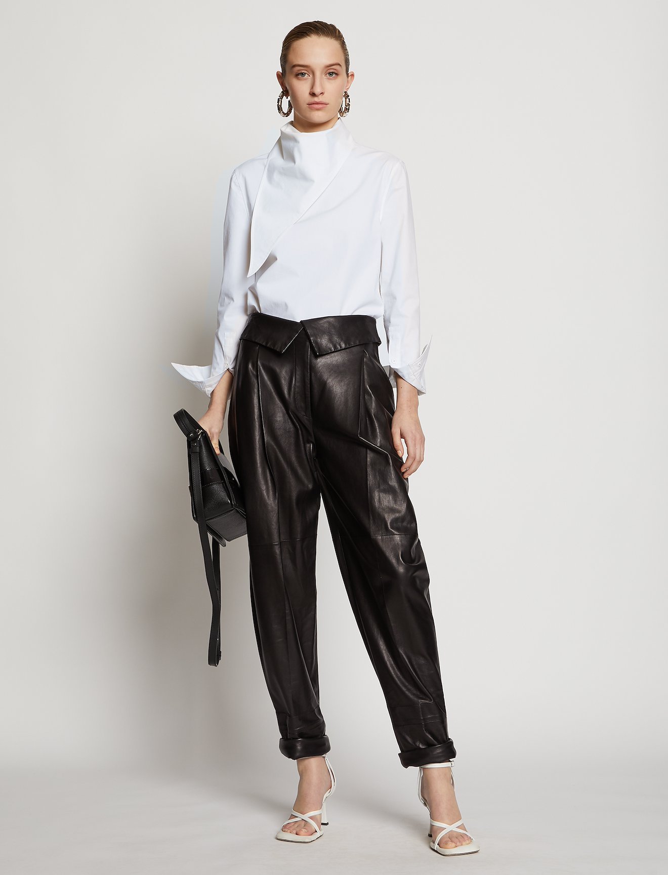 Exaggerated Handkerchief Cotton Top #1