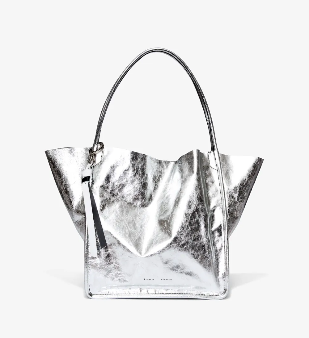 Extra Large Metallic Tote