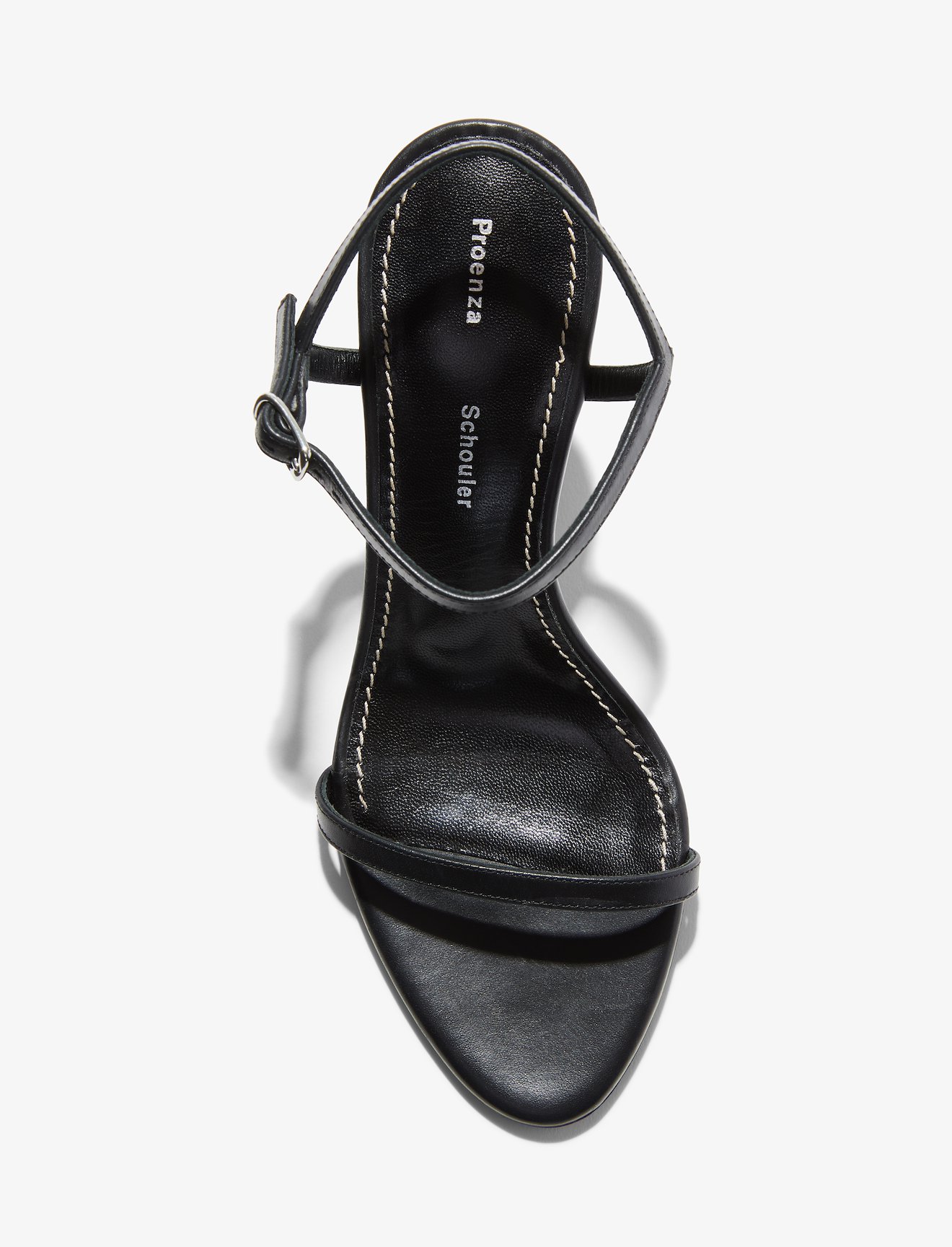 Facet Heel Ankle Strap Sandals #3