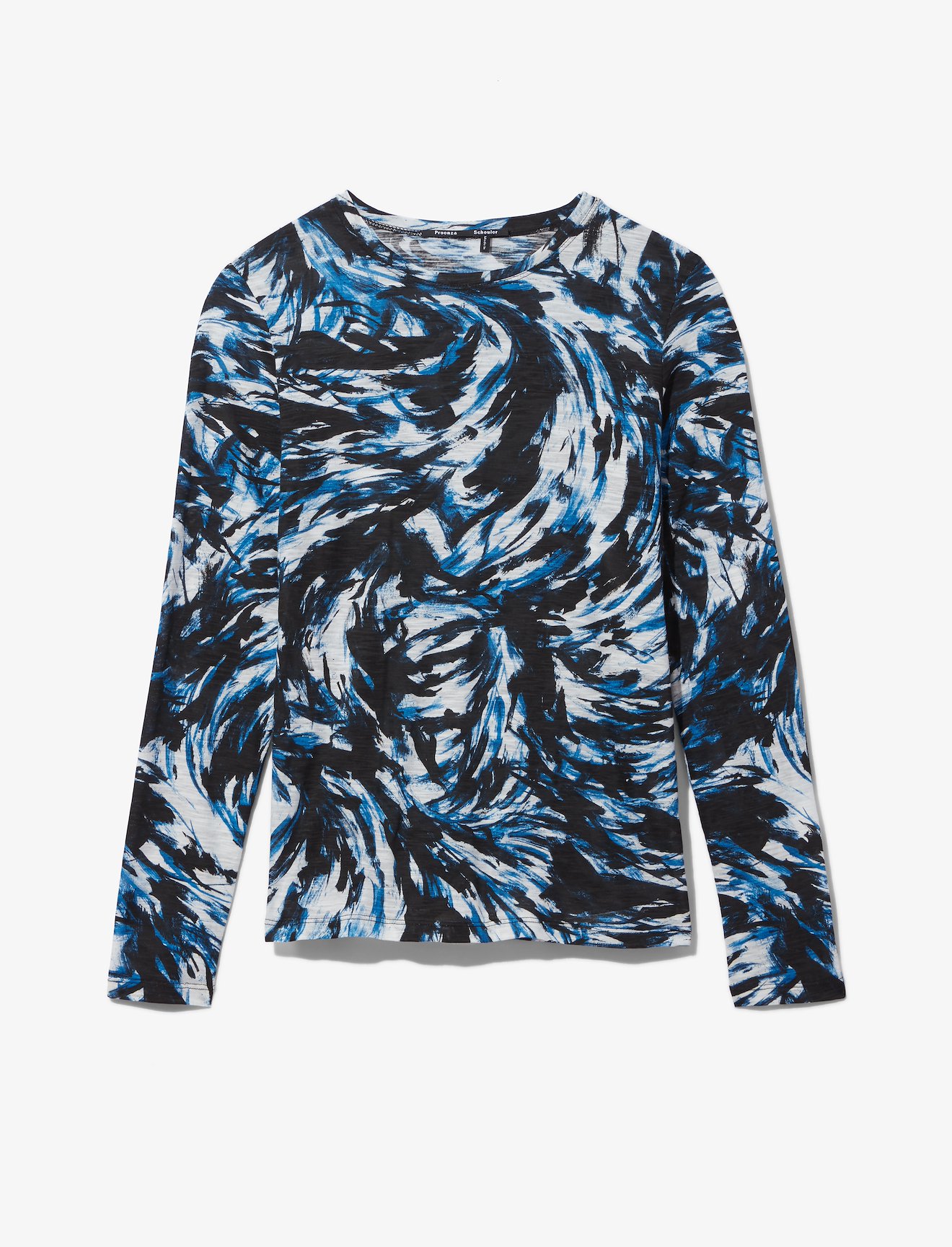 Feather Print Long Sleeve T-Shirt #4