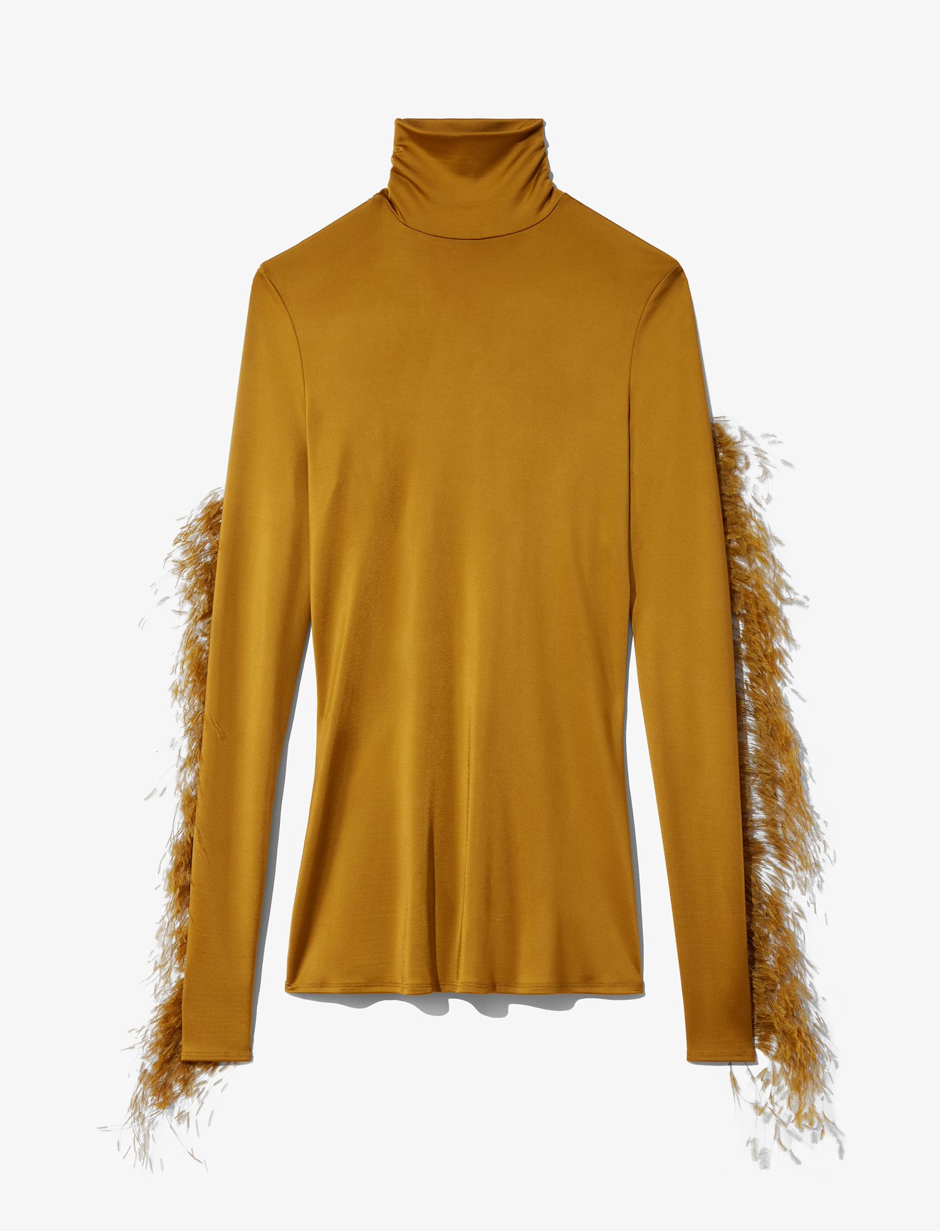 Feather Turtleneck Top #4