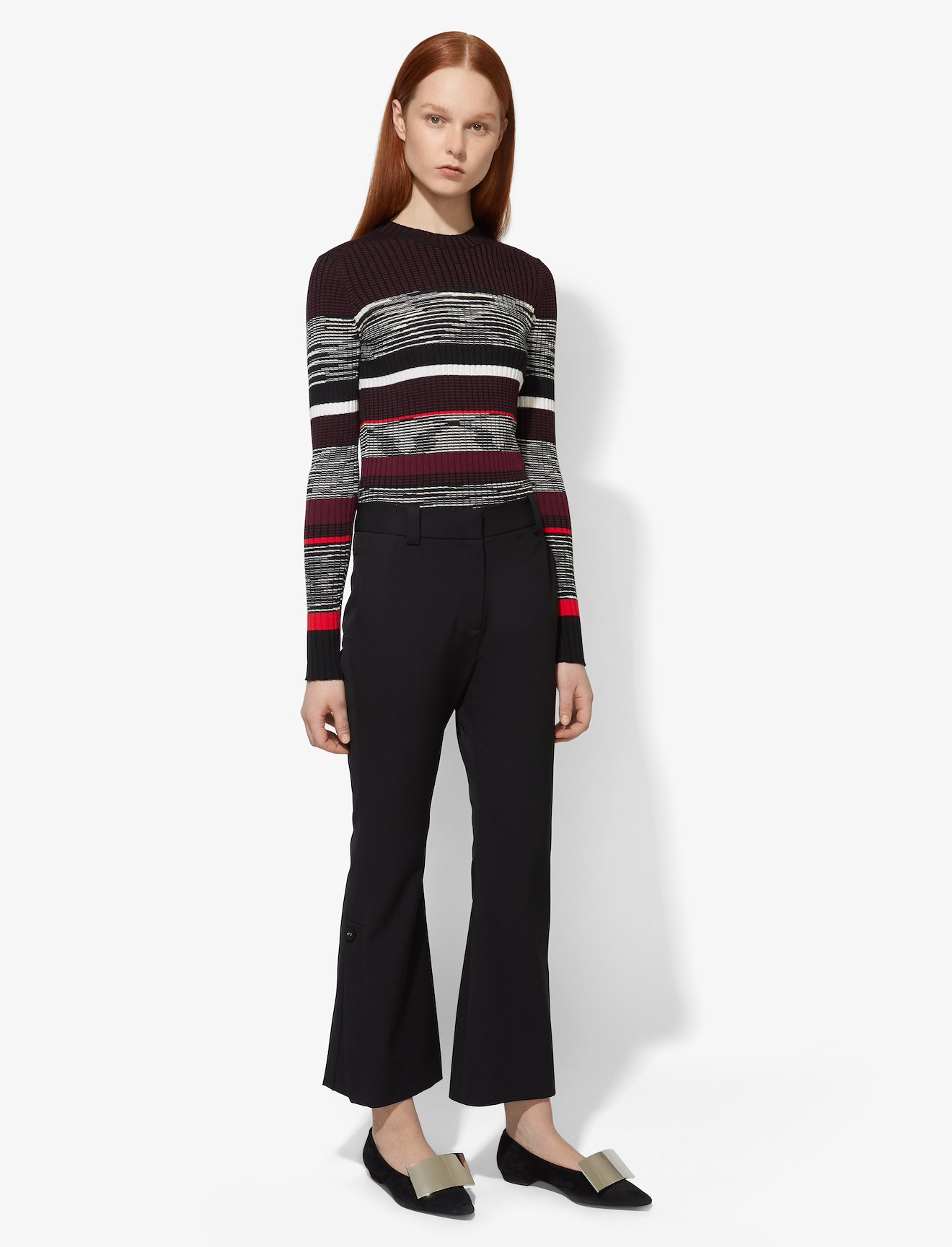 Flared Wool Pants #1