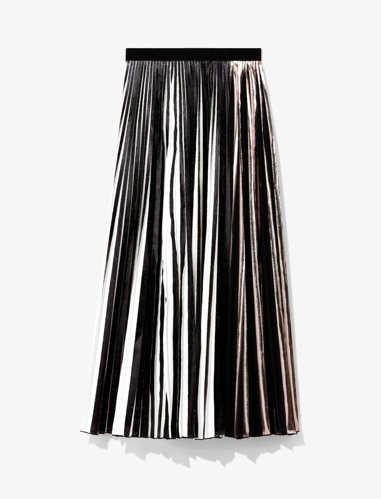 Foil Pleated Skirt #4