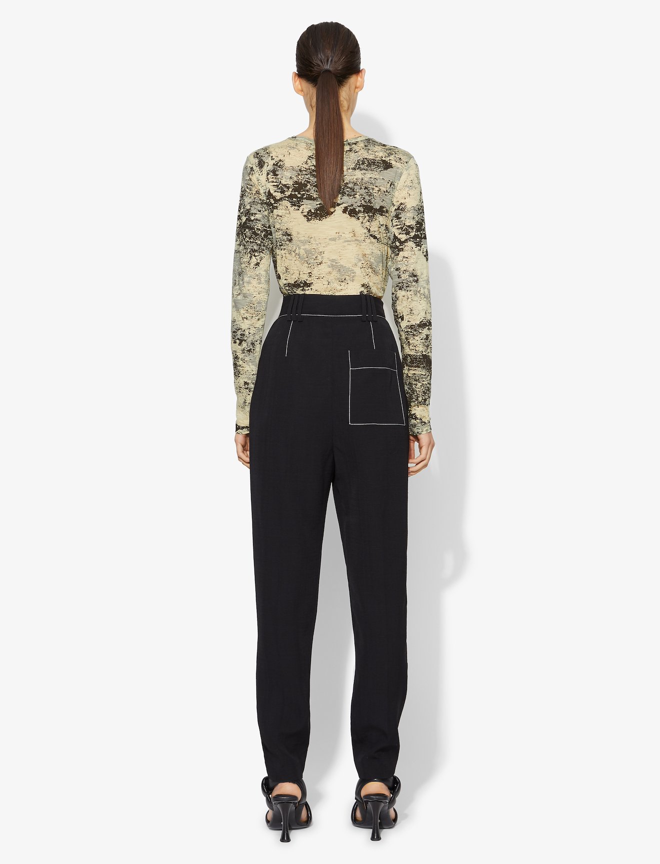 Foil Printed Long Sleeve T-Shirt #2