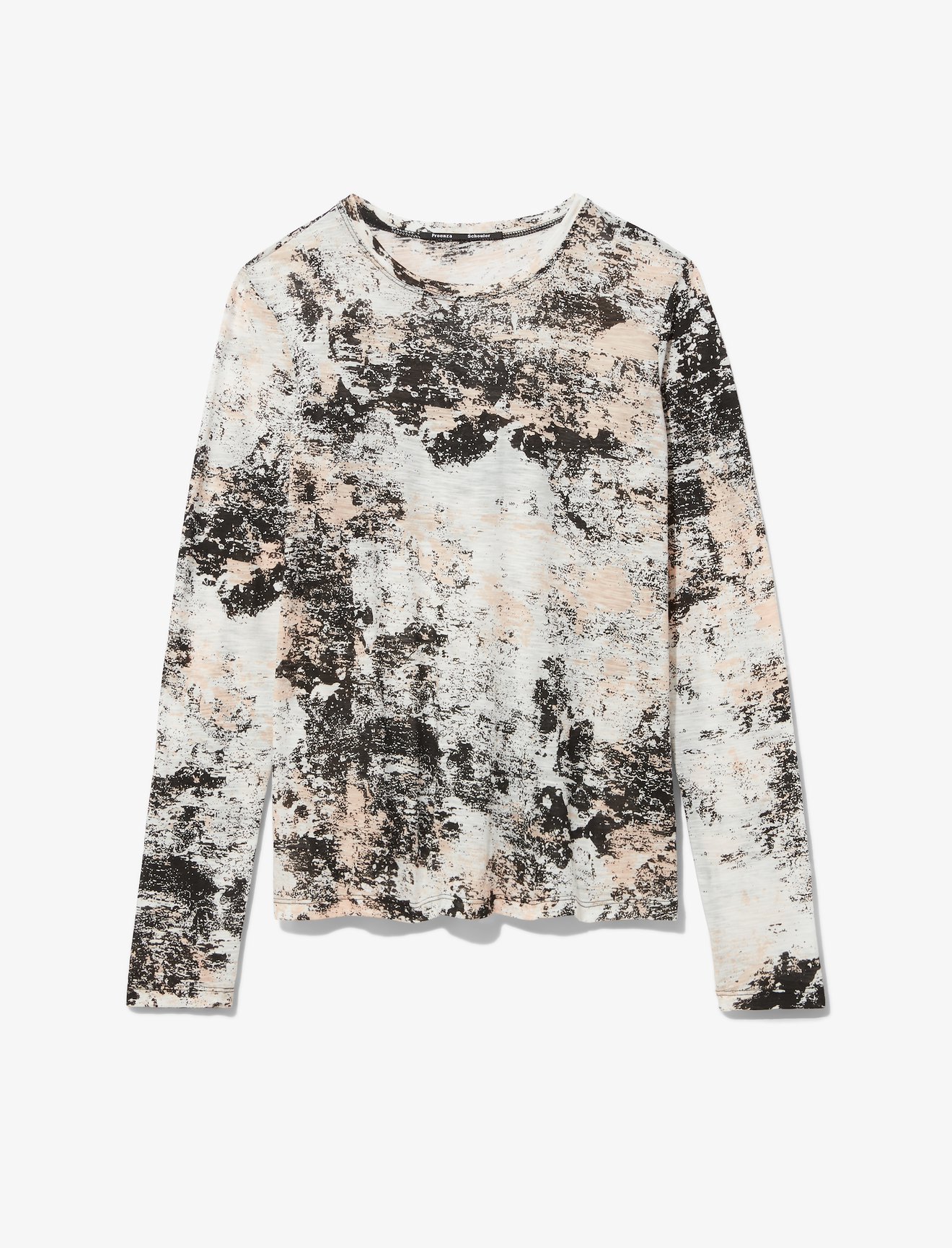 Foil Printed Long Sleeve T-Shirt #4