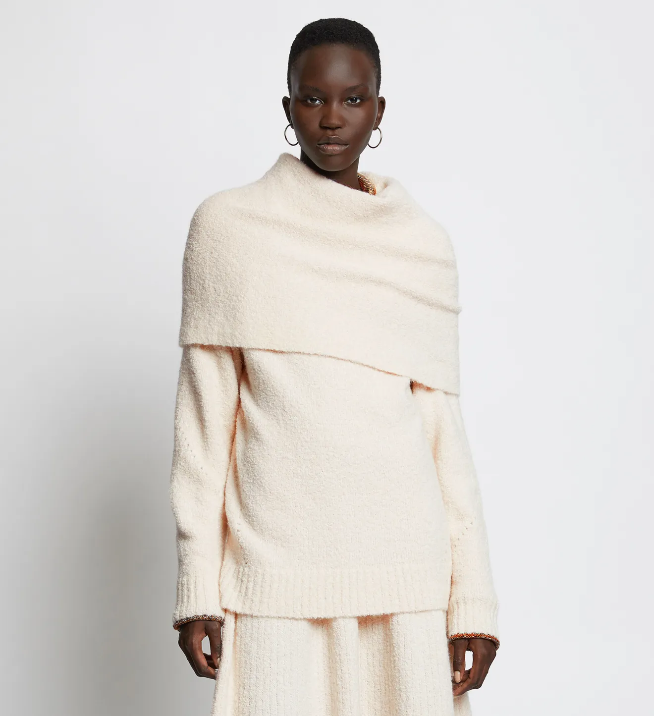 textured knit sweater