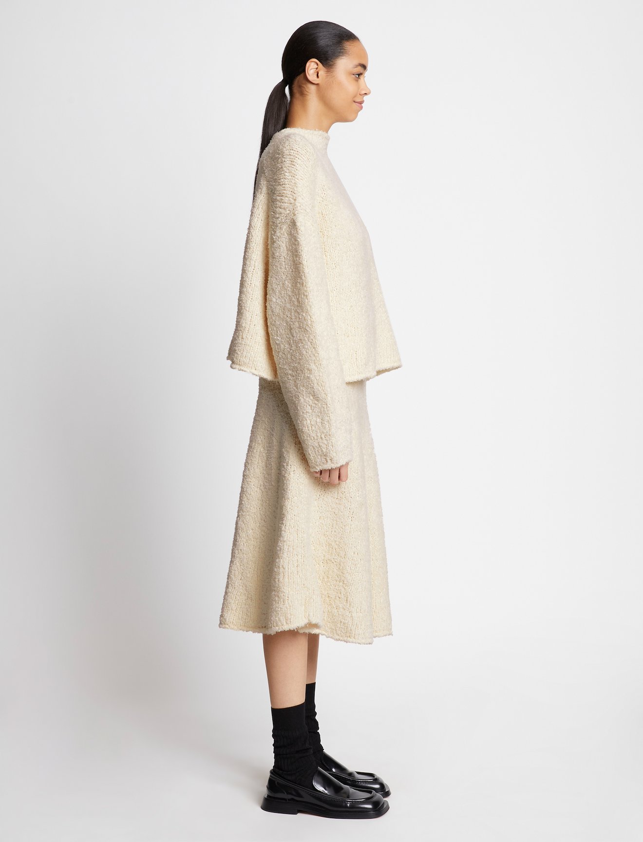 Frayed Cotton Sweater #2