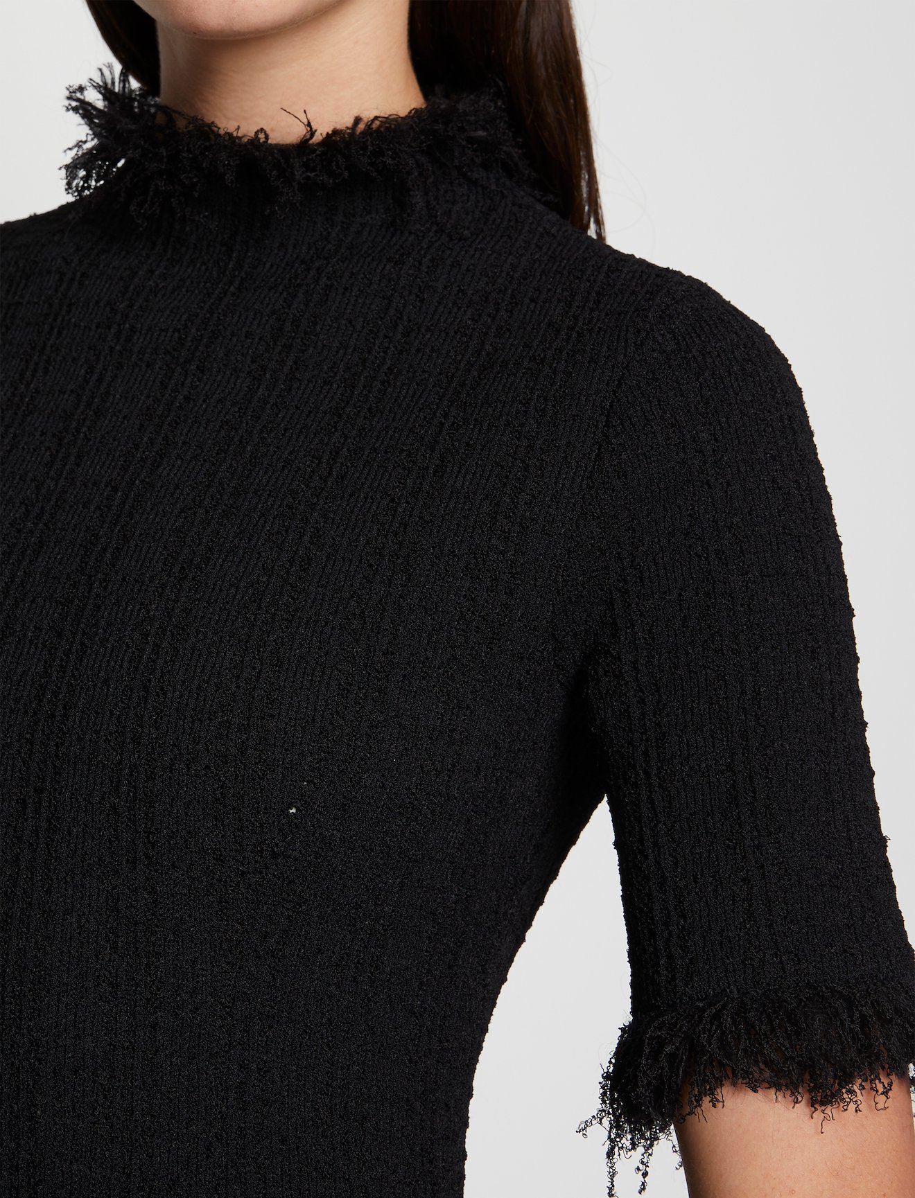 Frayed Edge Sculpted Dress #3