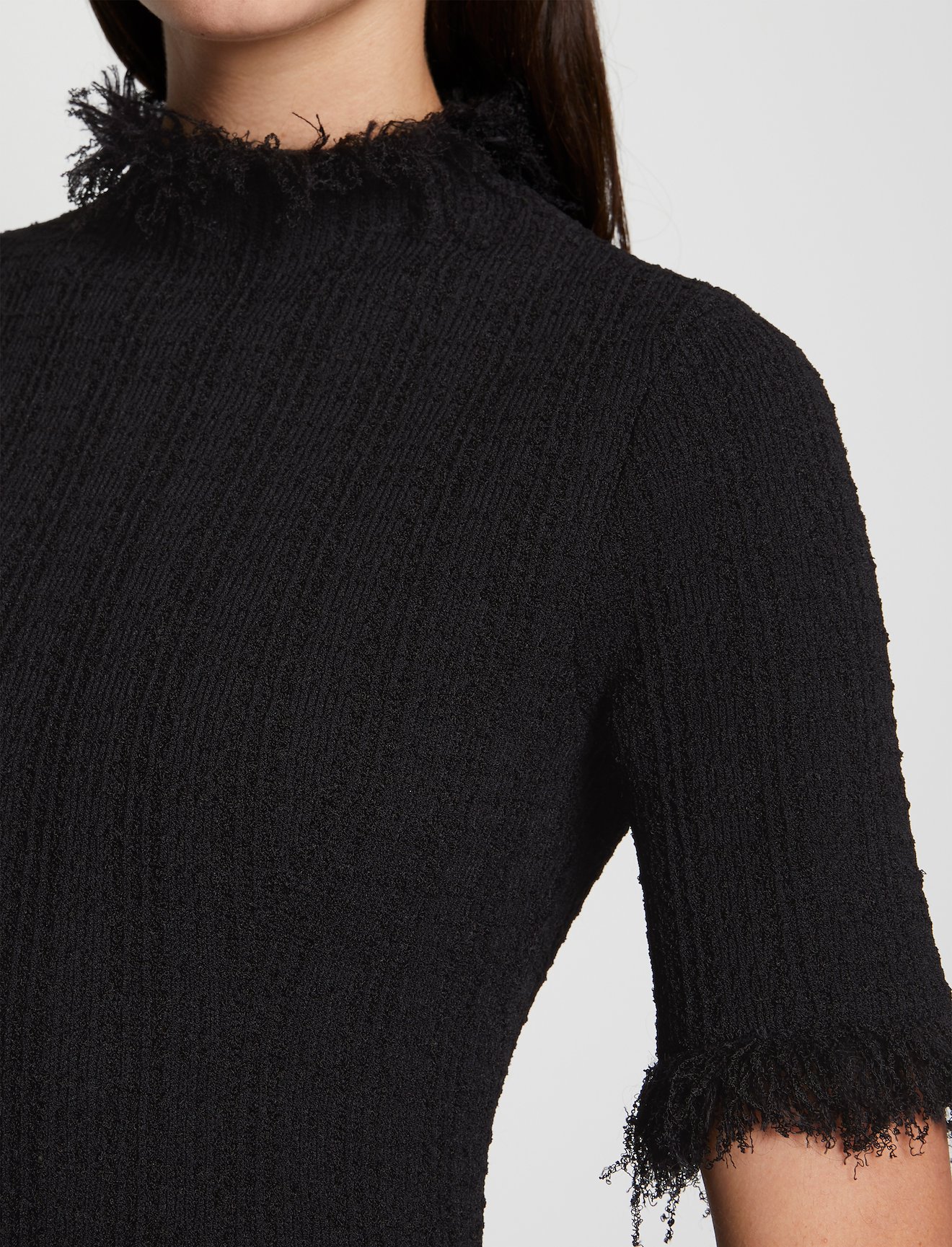 Frayed Edge Sculpted Dress #3