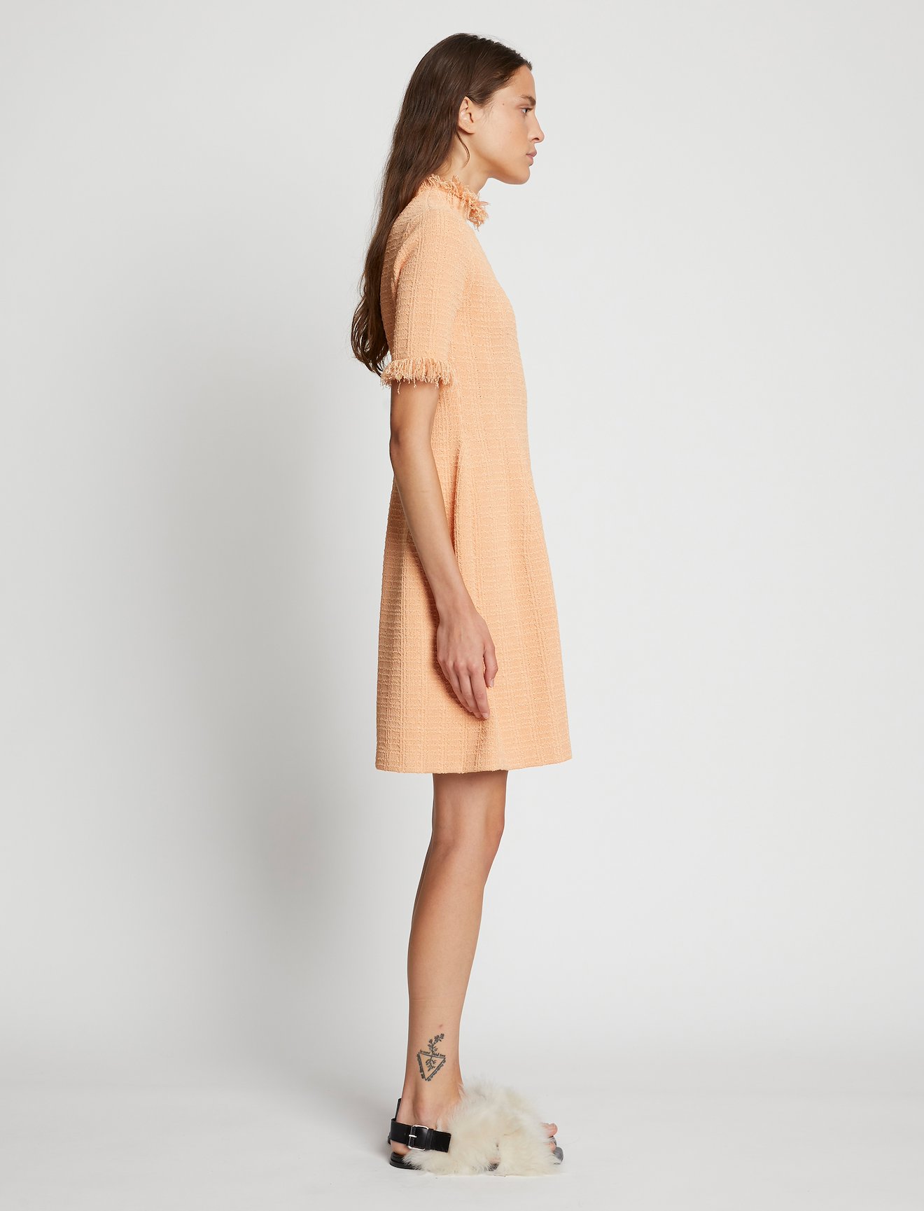 Frayed Edge Sculpted Dress #1