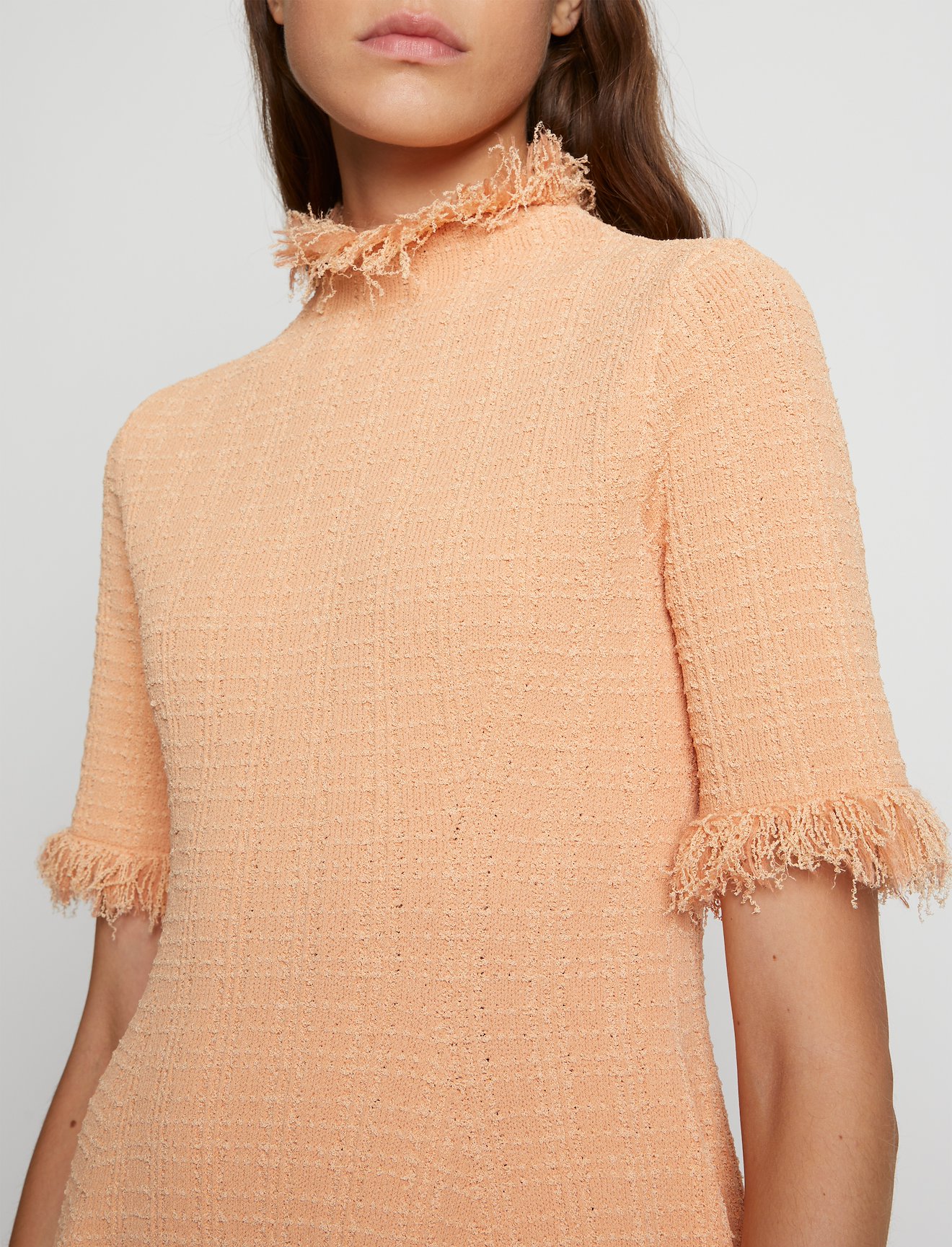 Frayed Edge Sculpted Dress #3