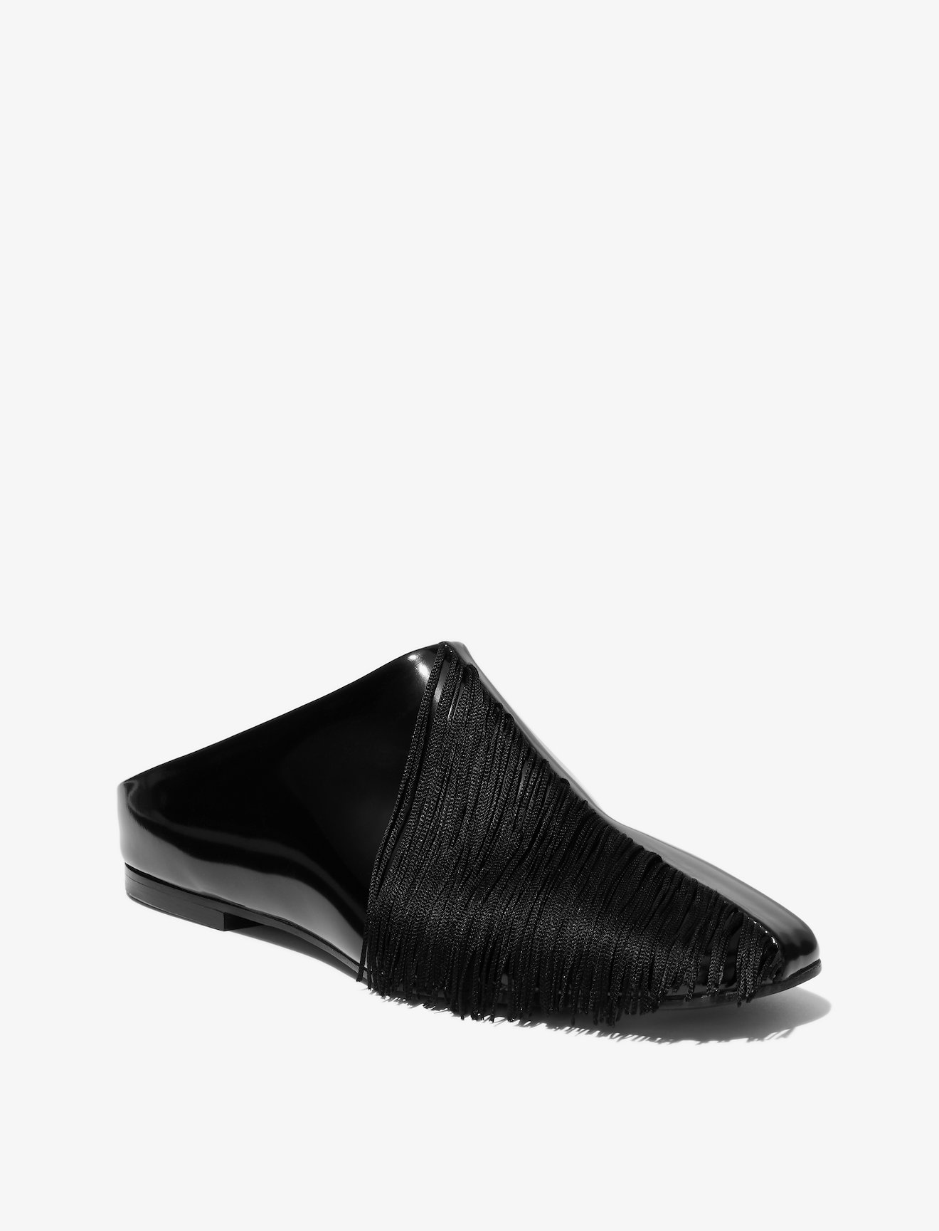 fringe detailing mules #1