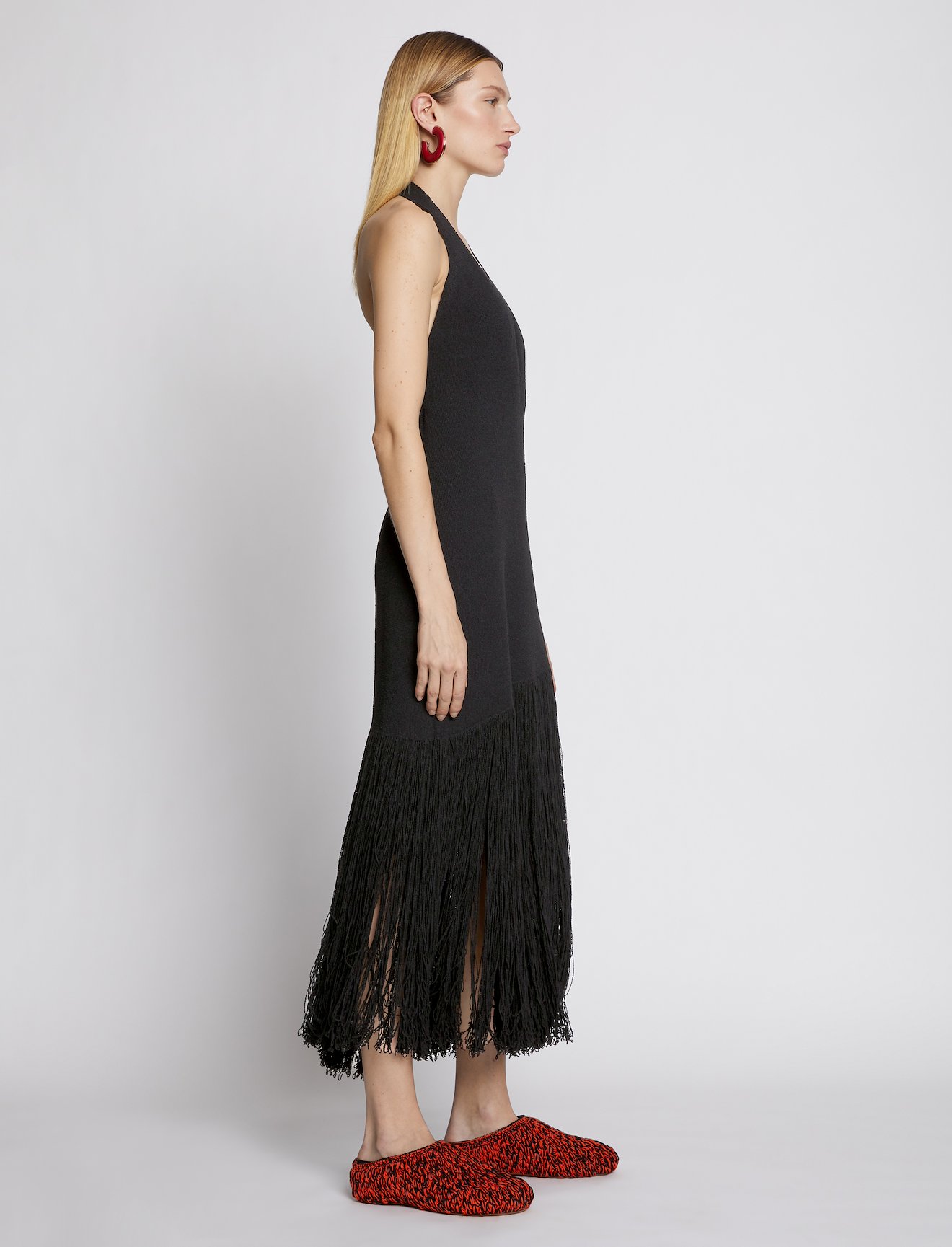 Fringe Knit Dress #1