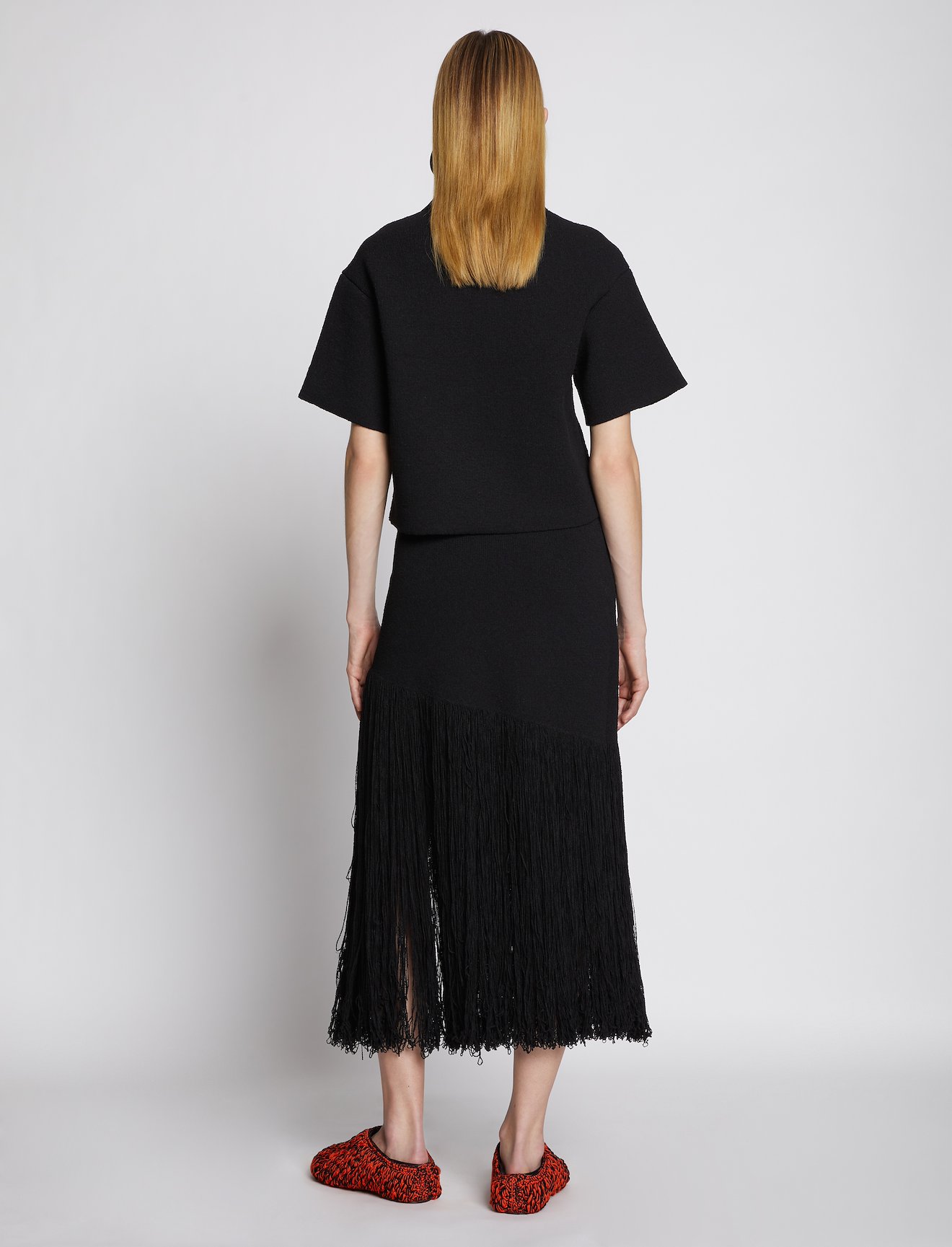 Fringe Knit Skirt #2