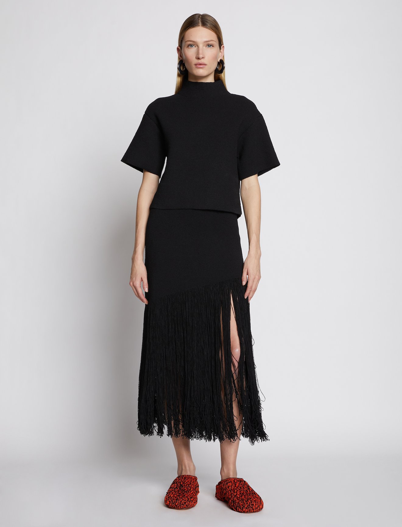 Fringe Knit Skirt #5