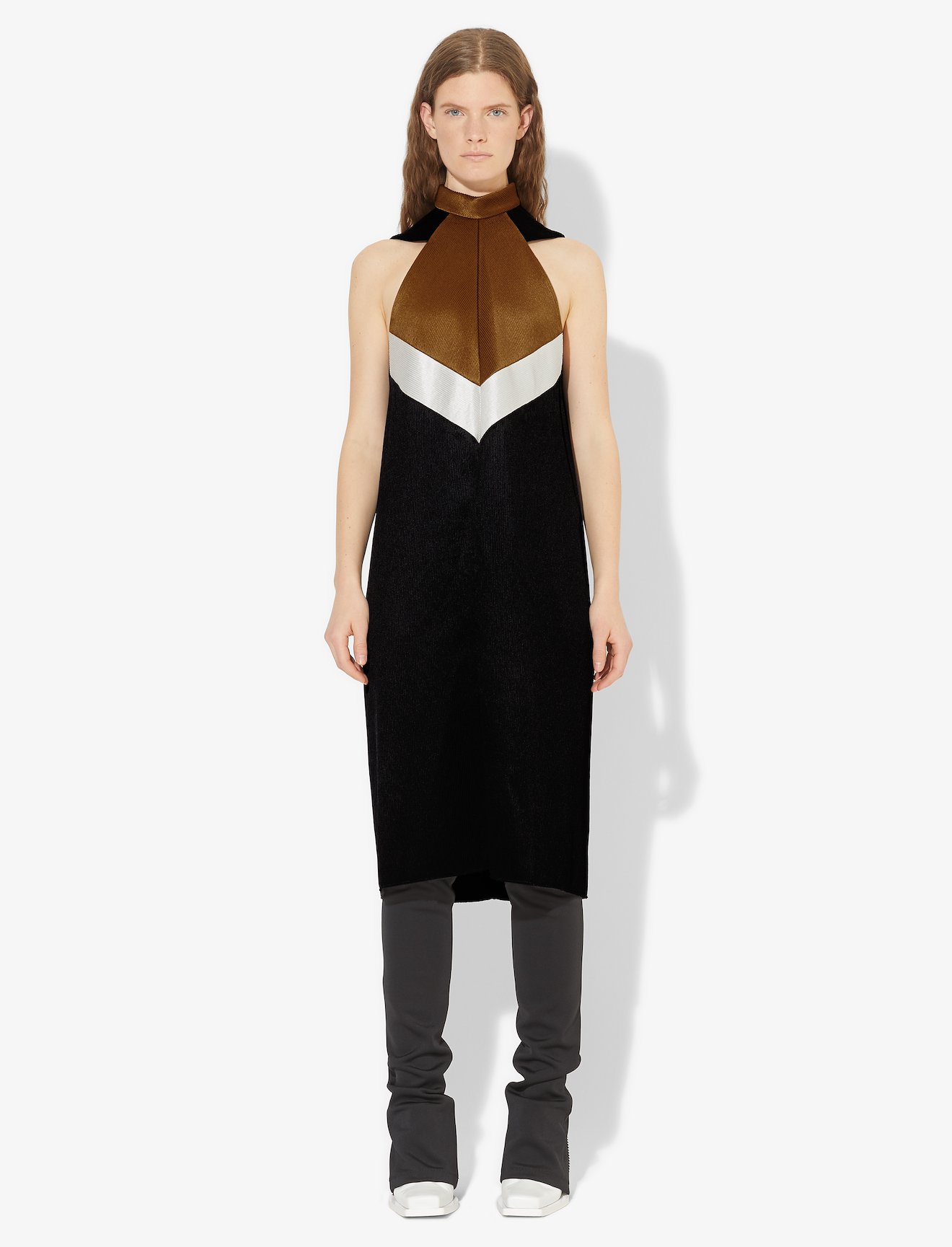 Glacé Pleated Cut Out Dress #1