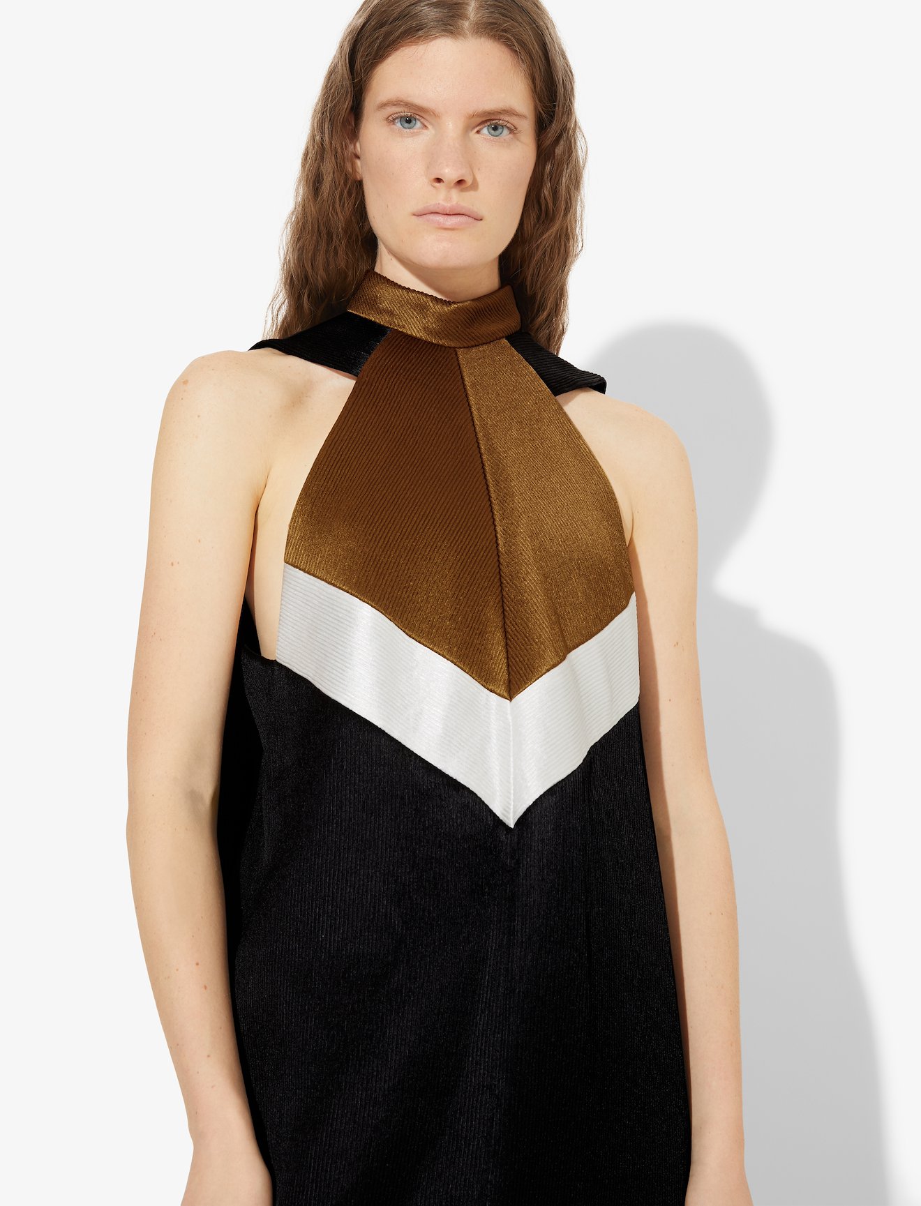 Glacé Pleated Cut Out Dress #3